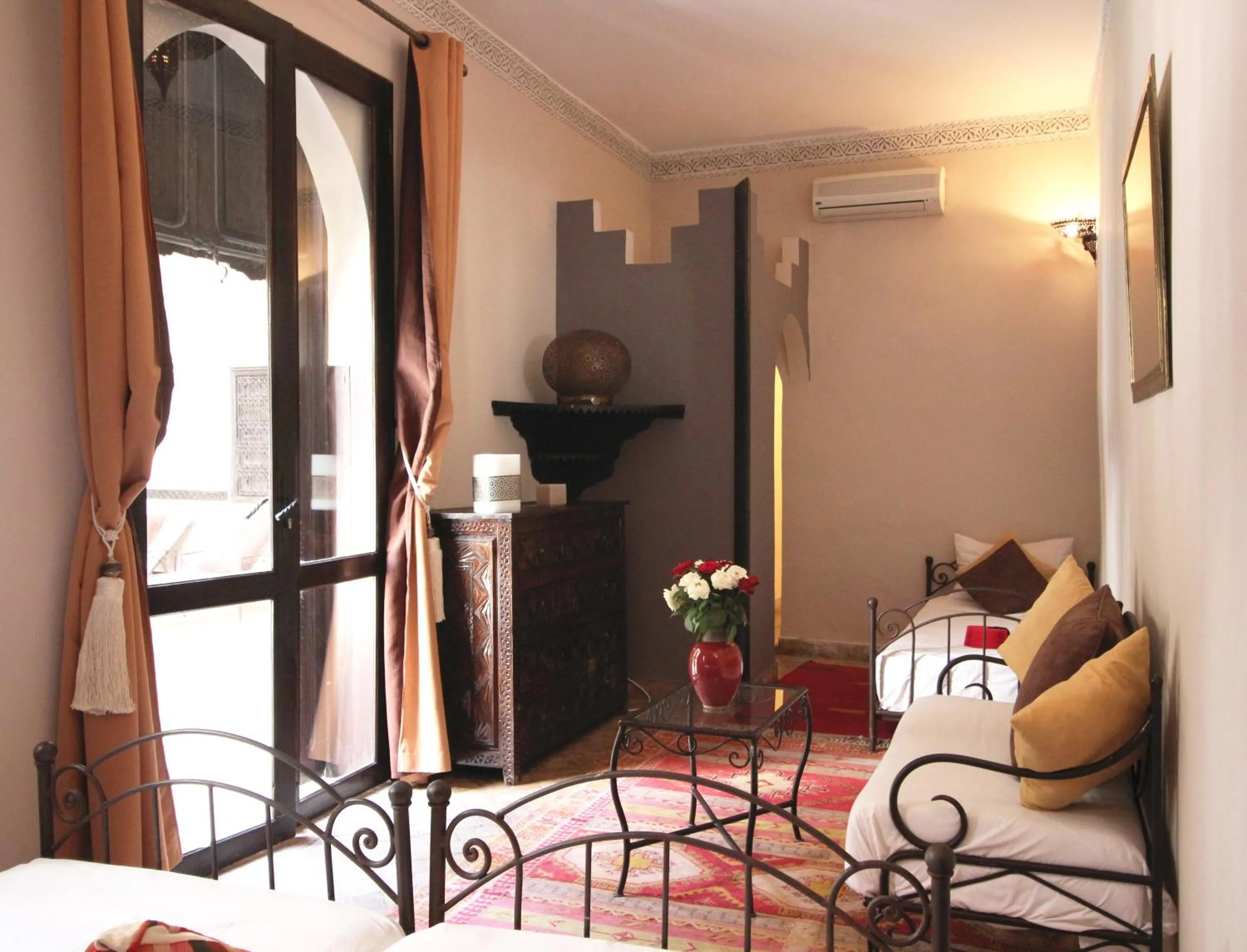 Bedroom in Riad Palmier
