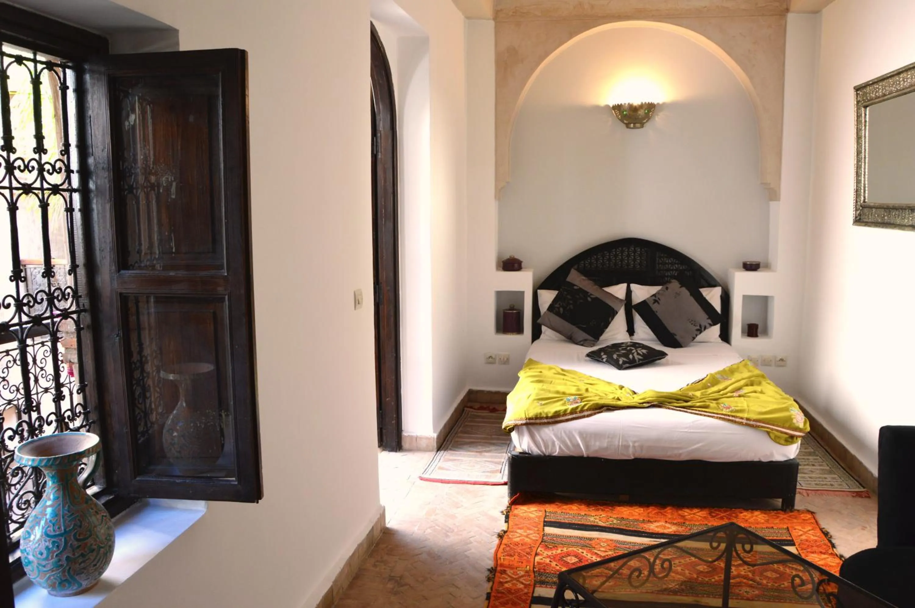 Bedroom, Bed in Riad Palmier