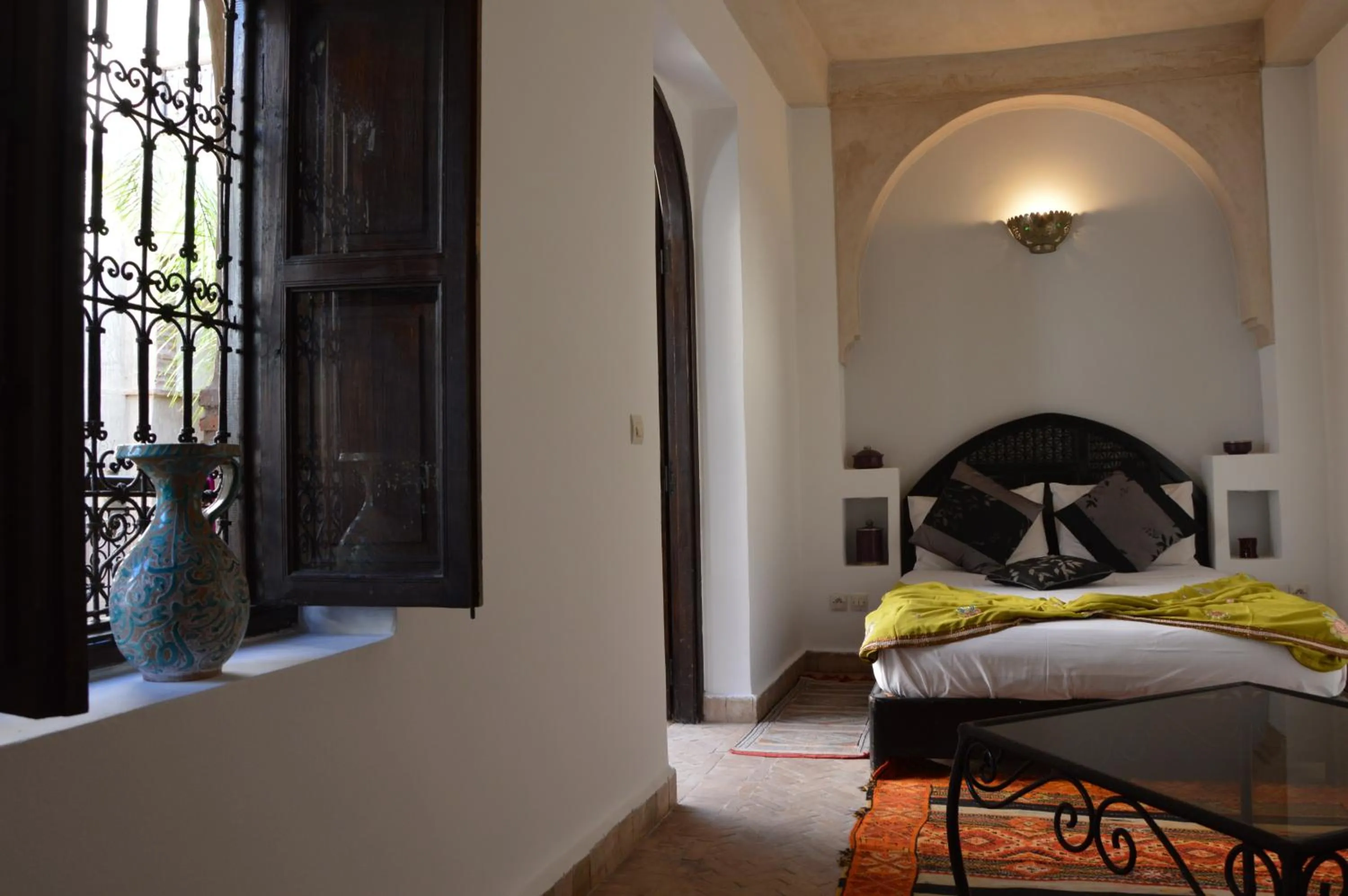 Bedroom, Bed in Riad Palmier