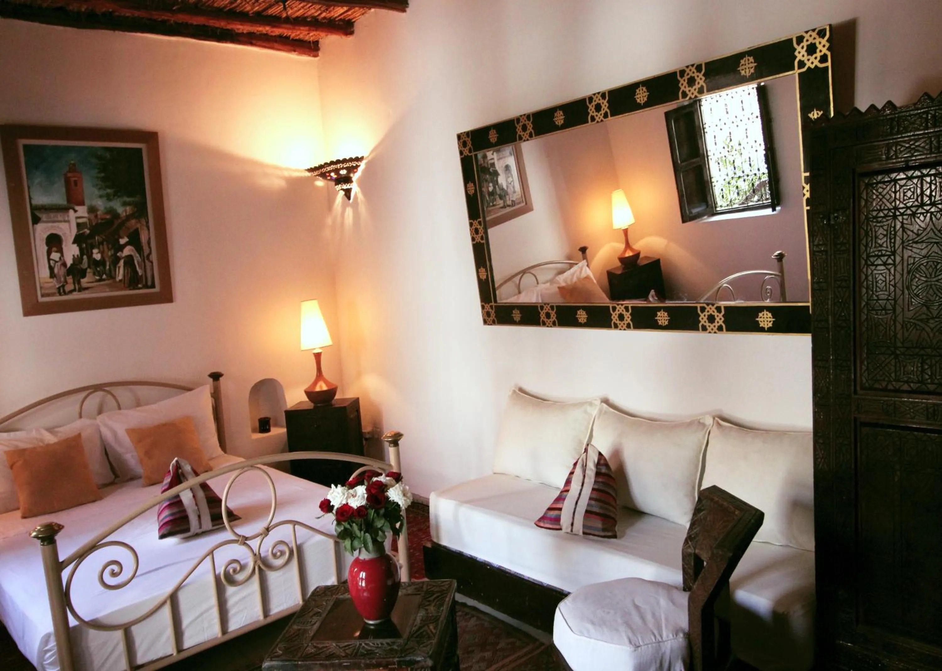 Bedroom in Riad Palmier