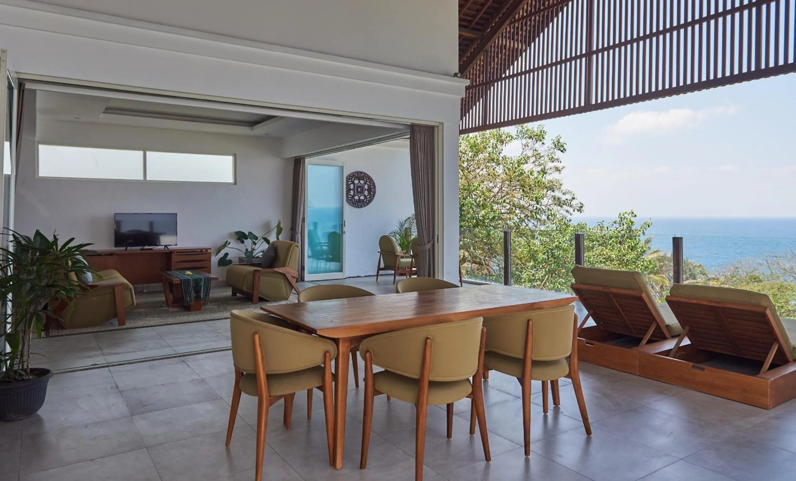 Pool view in Rajavilla Lombok Resort - Seaside Serenity