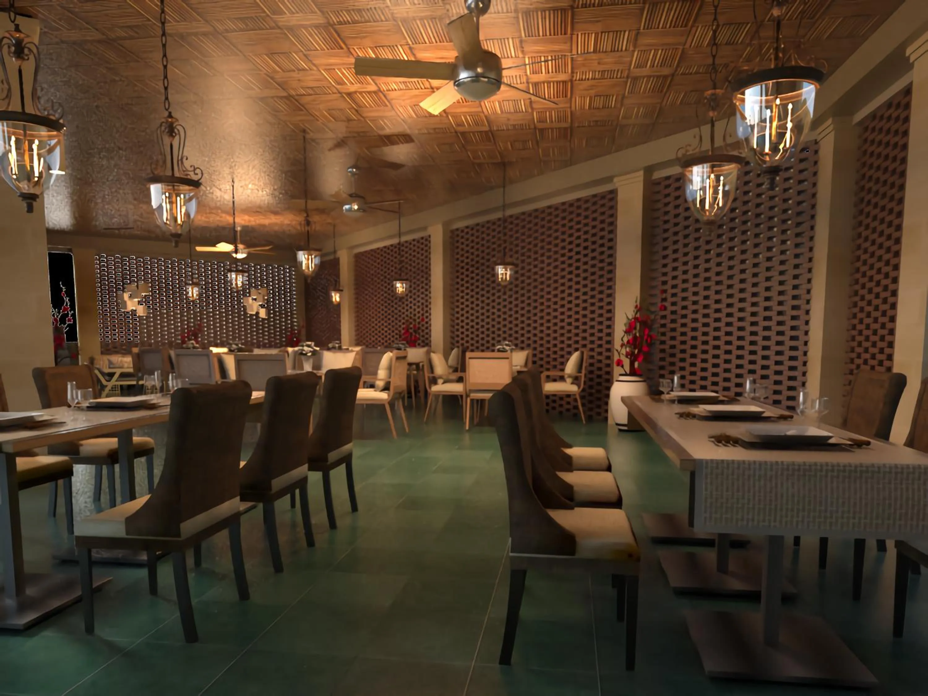 Restaurant/places to eat in Rajavilla Lombok Resort - Seaside Serenity