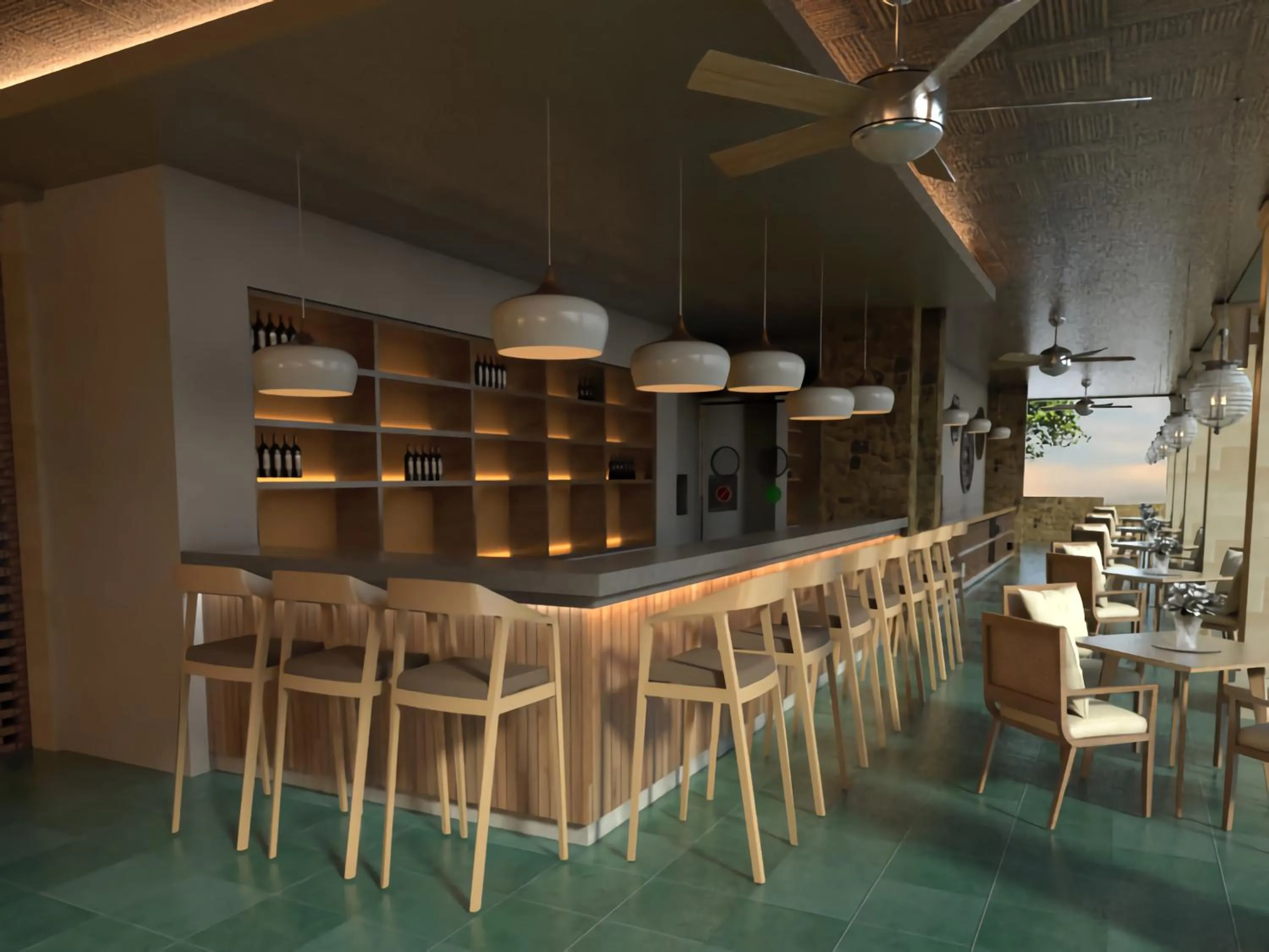 Lounge or bar in Rajavilla Lombok Resort - Seaside Serenity