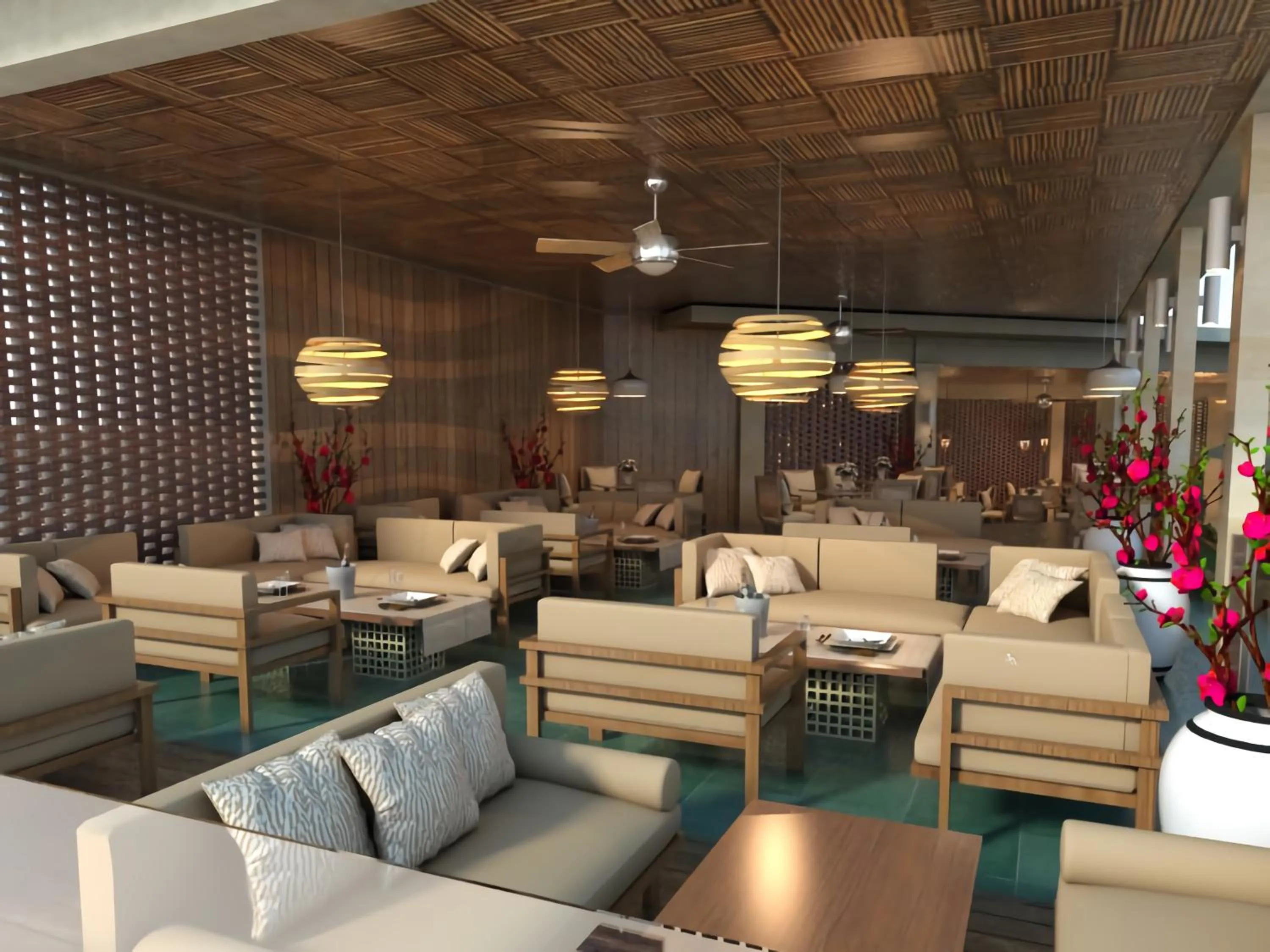 Lounge or bar in Rajavilla Lombok Resort - Seaside Serenity