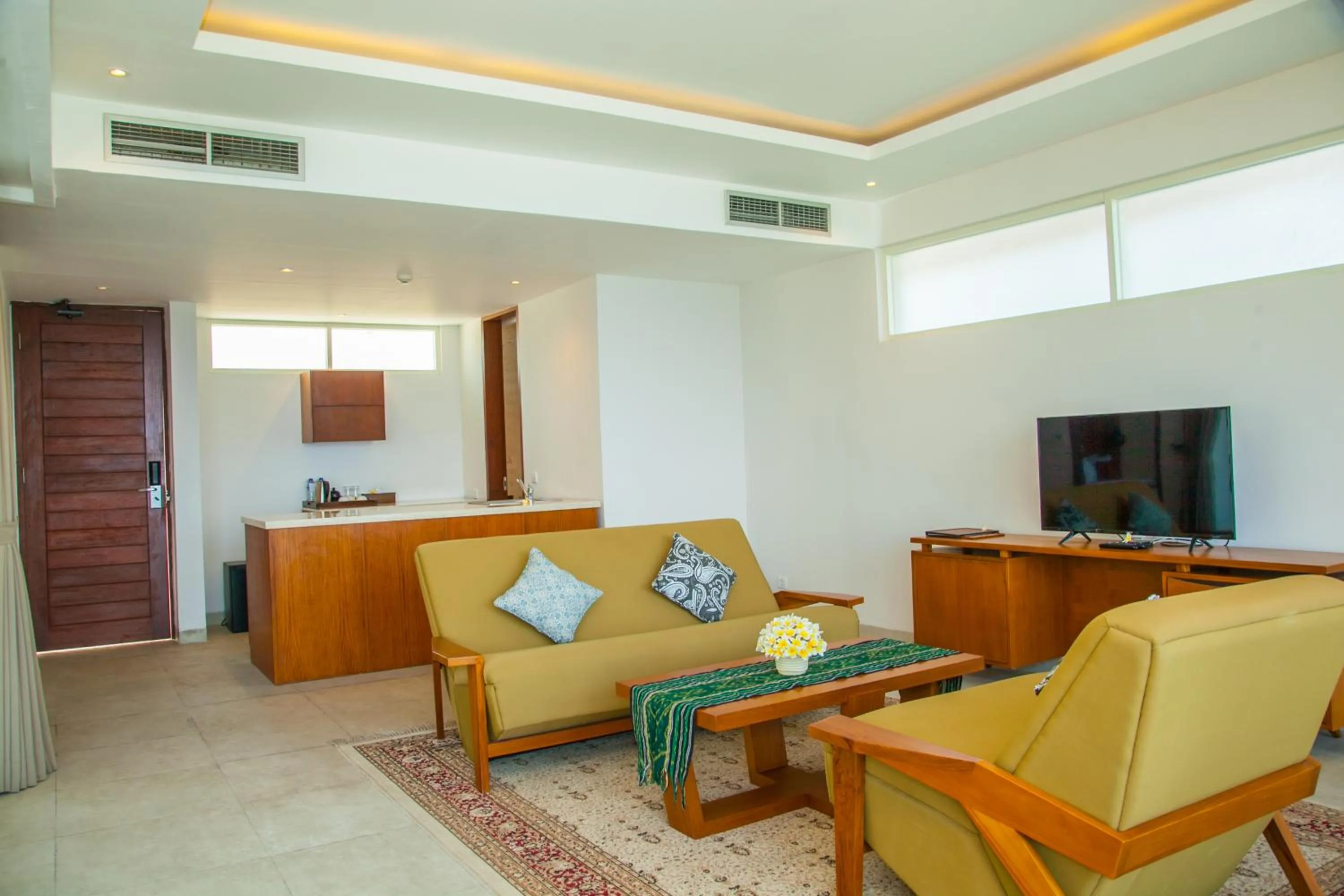 Living room in Rajavilla Lombok Resort - Seaside Serenity