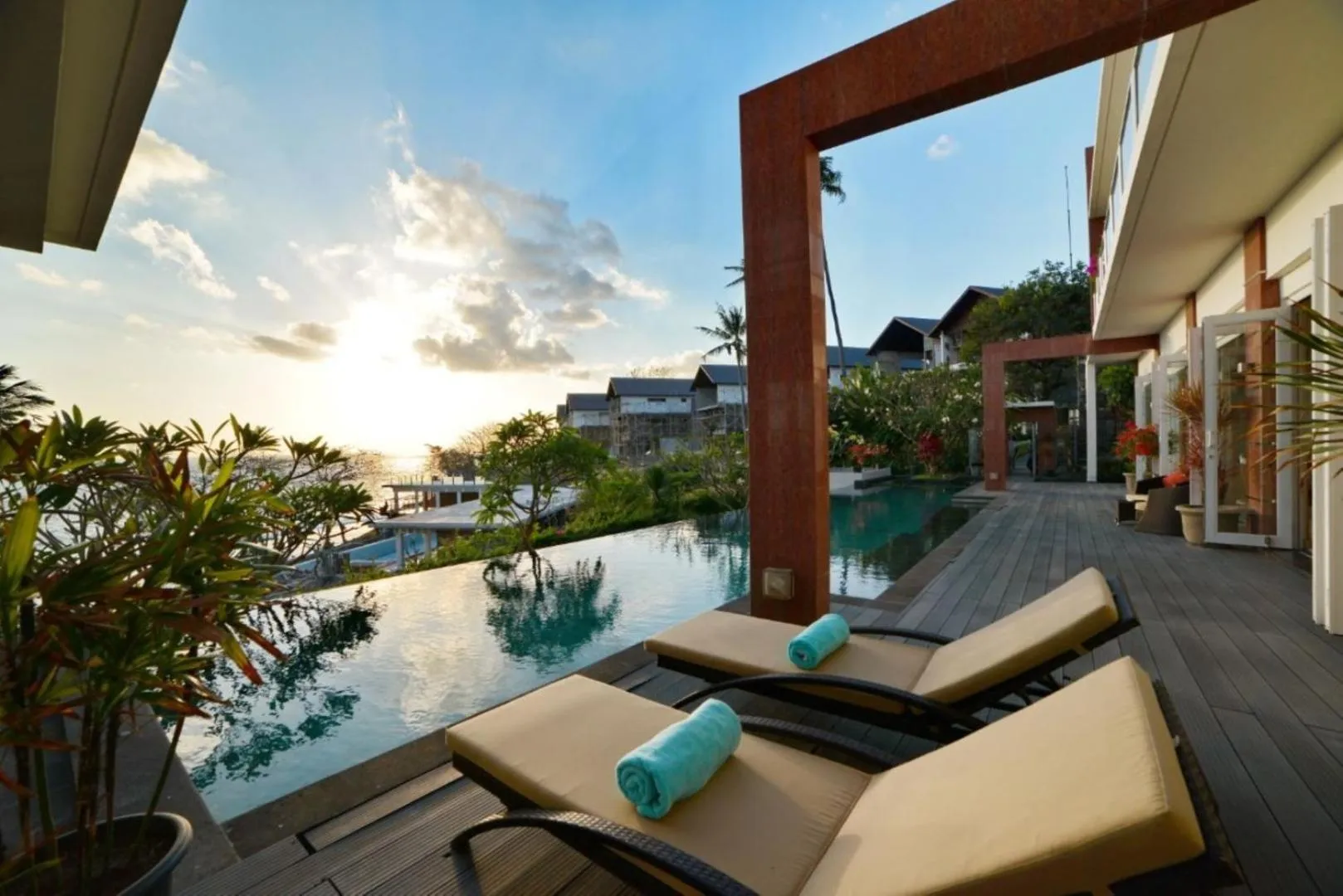 Swimming pool in Rajavilla Lombok Resort - Seaside Serenity