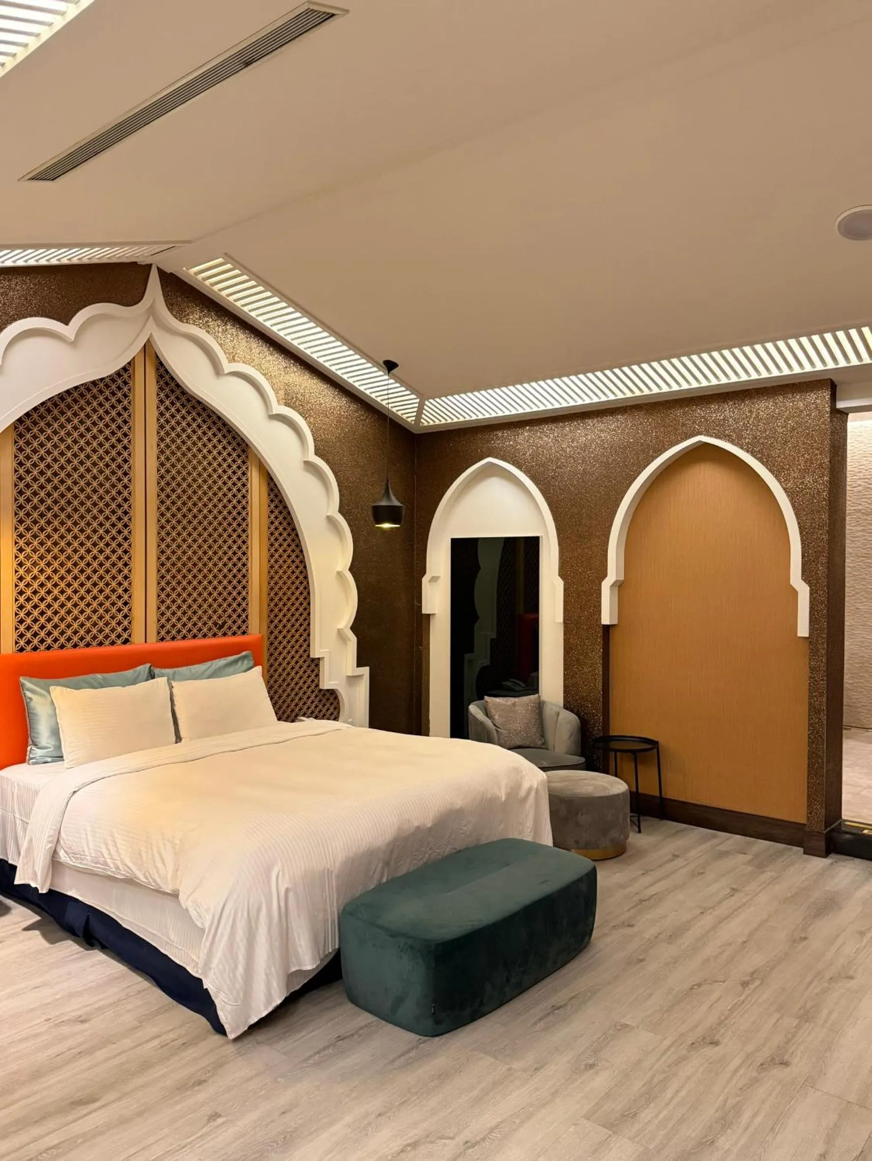 Bedroom, Bed in Her Home Spa Motel Douliu