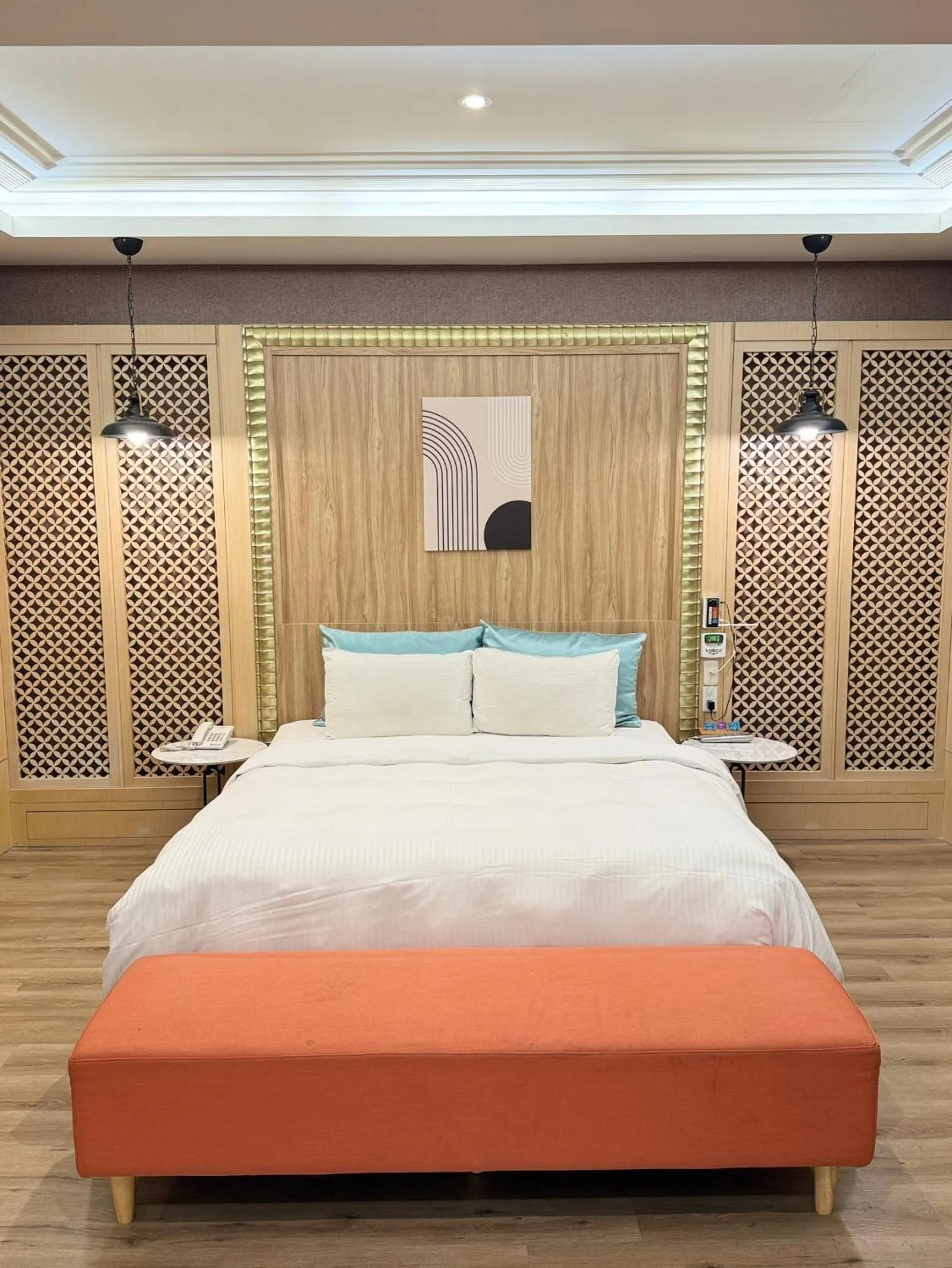 Bedroom, Bed in Her Home Spa Motel Douliu