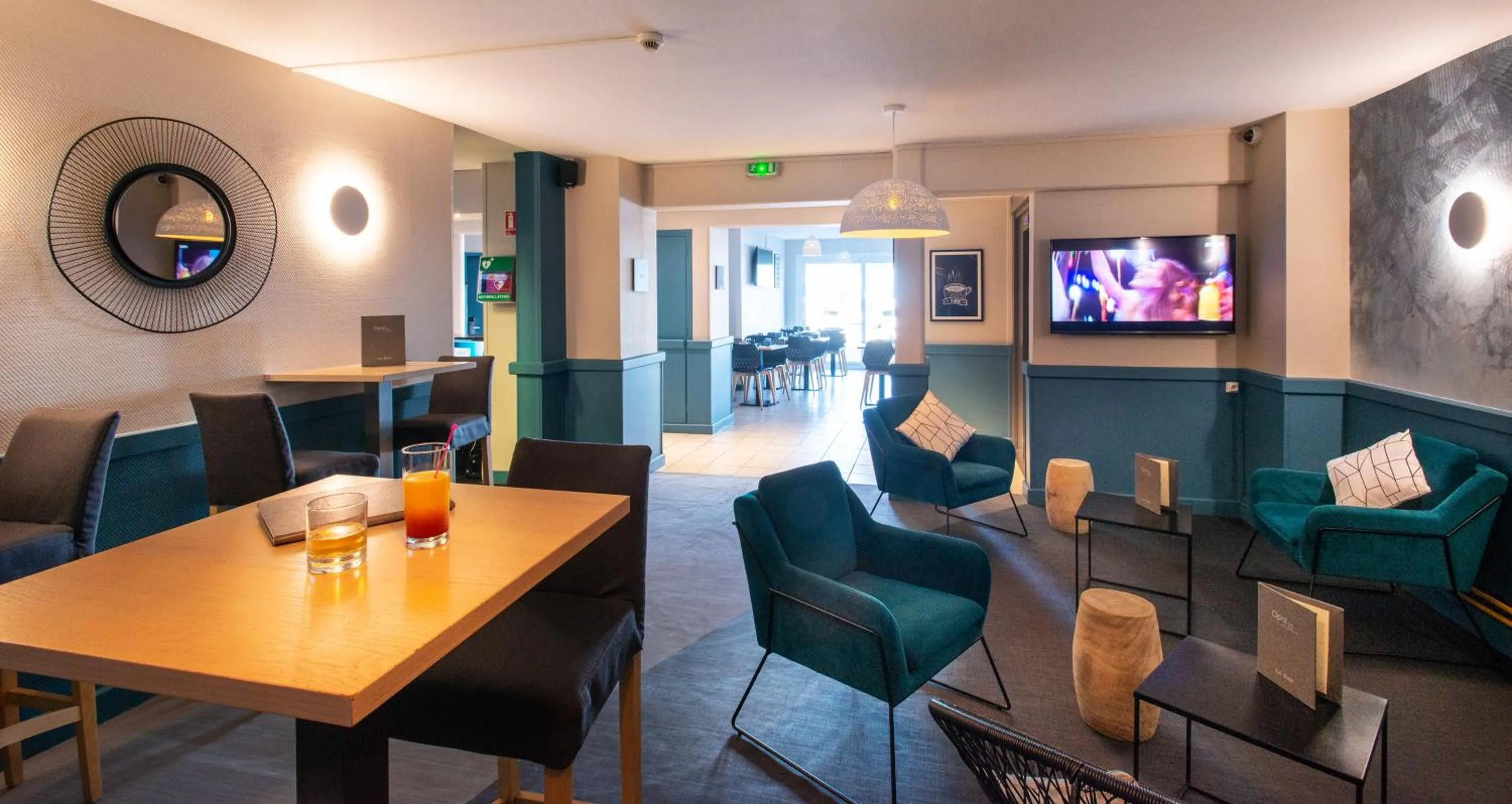 Lounge or bar in Opal'Inn