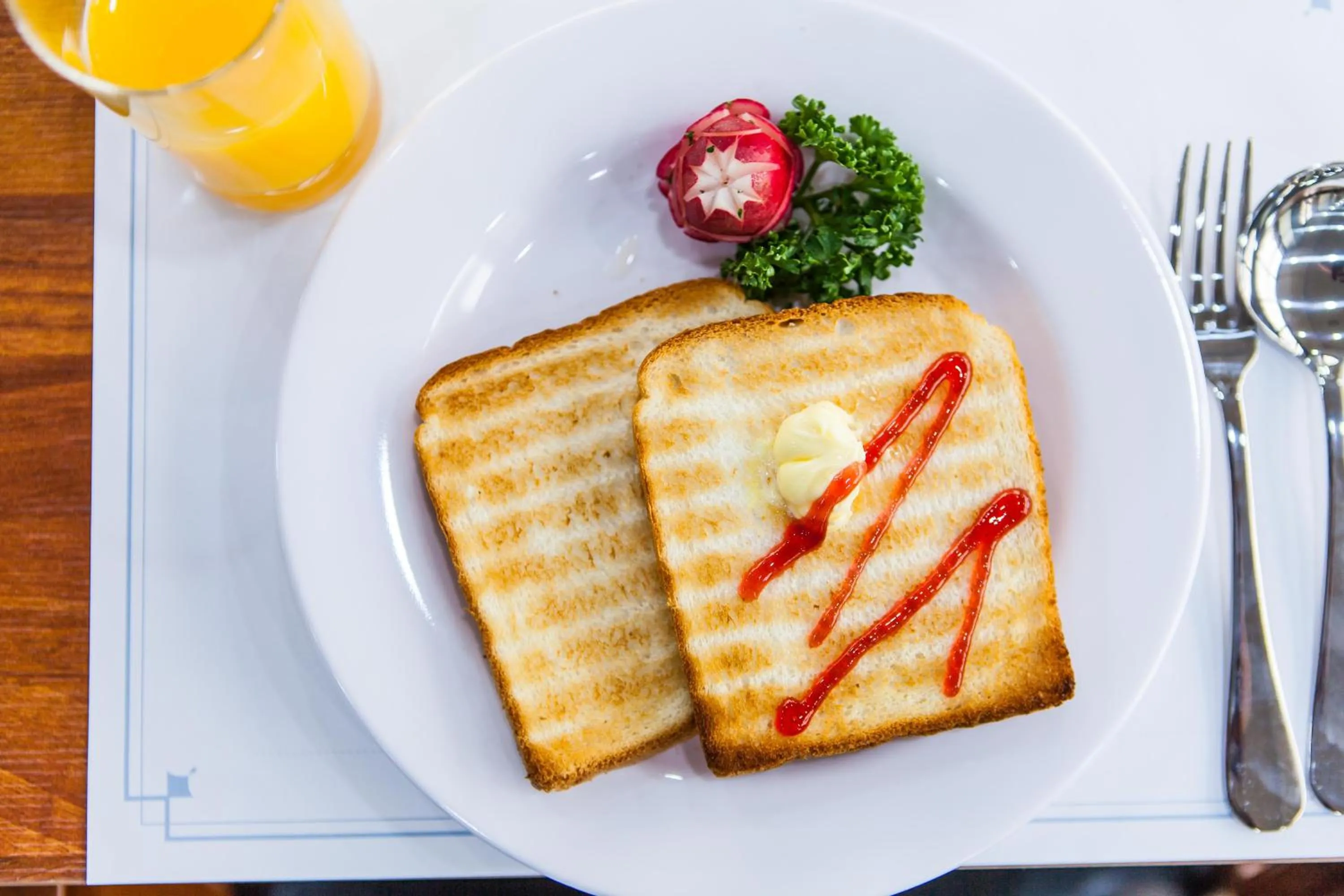Breakfast in Hotel Sweet Castle Jeju Hamdeok