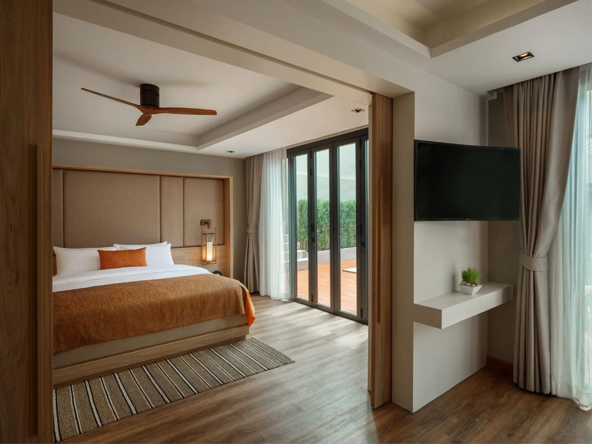 TV and multimedia, Bed in De Malee Pool Villas - SHA Extra Plus