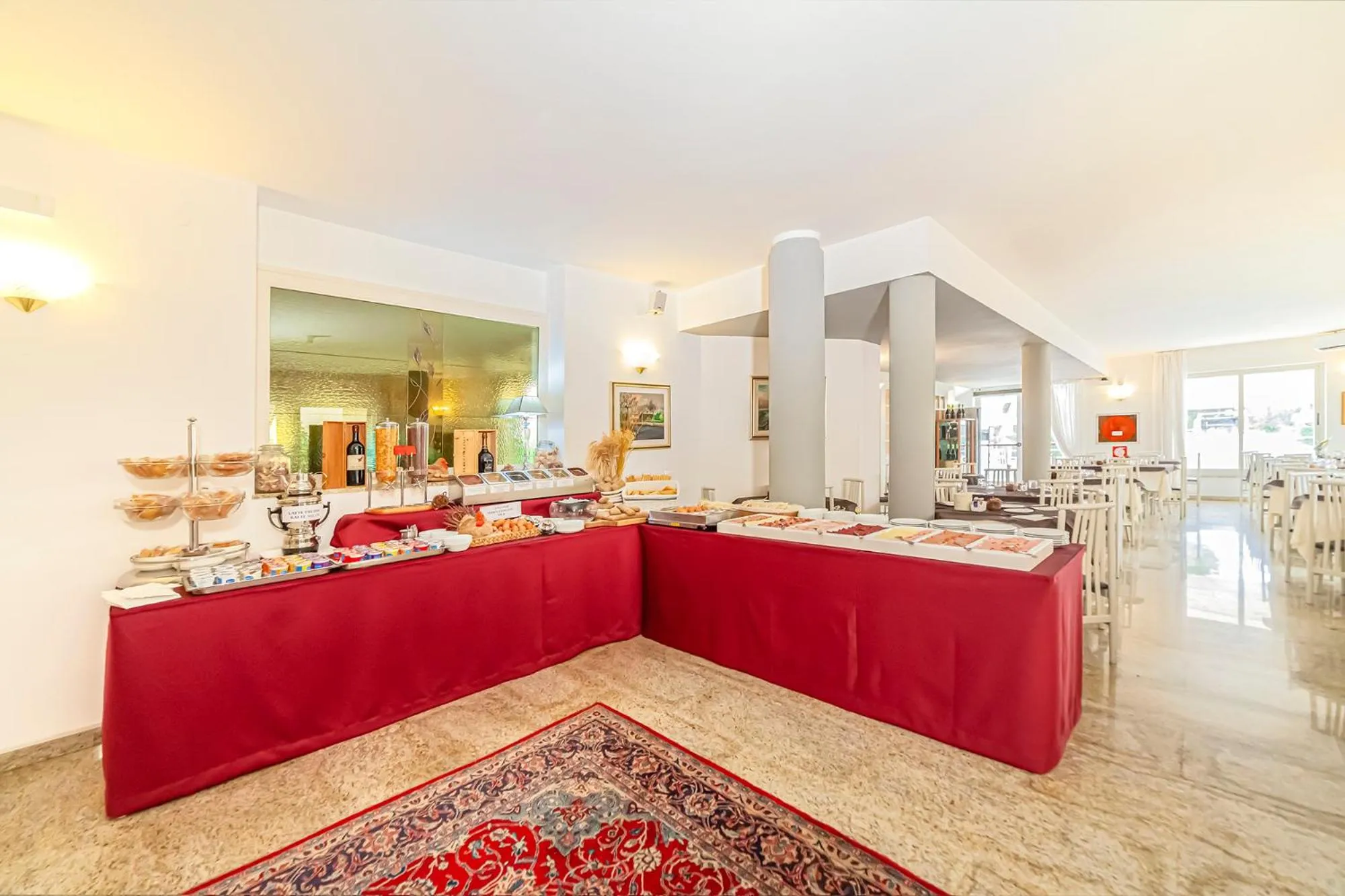 Buffet breakfast in Hotel Villa Luisa