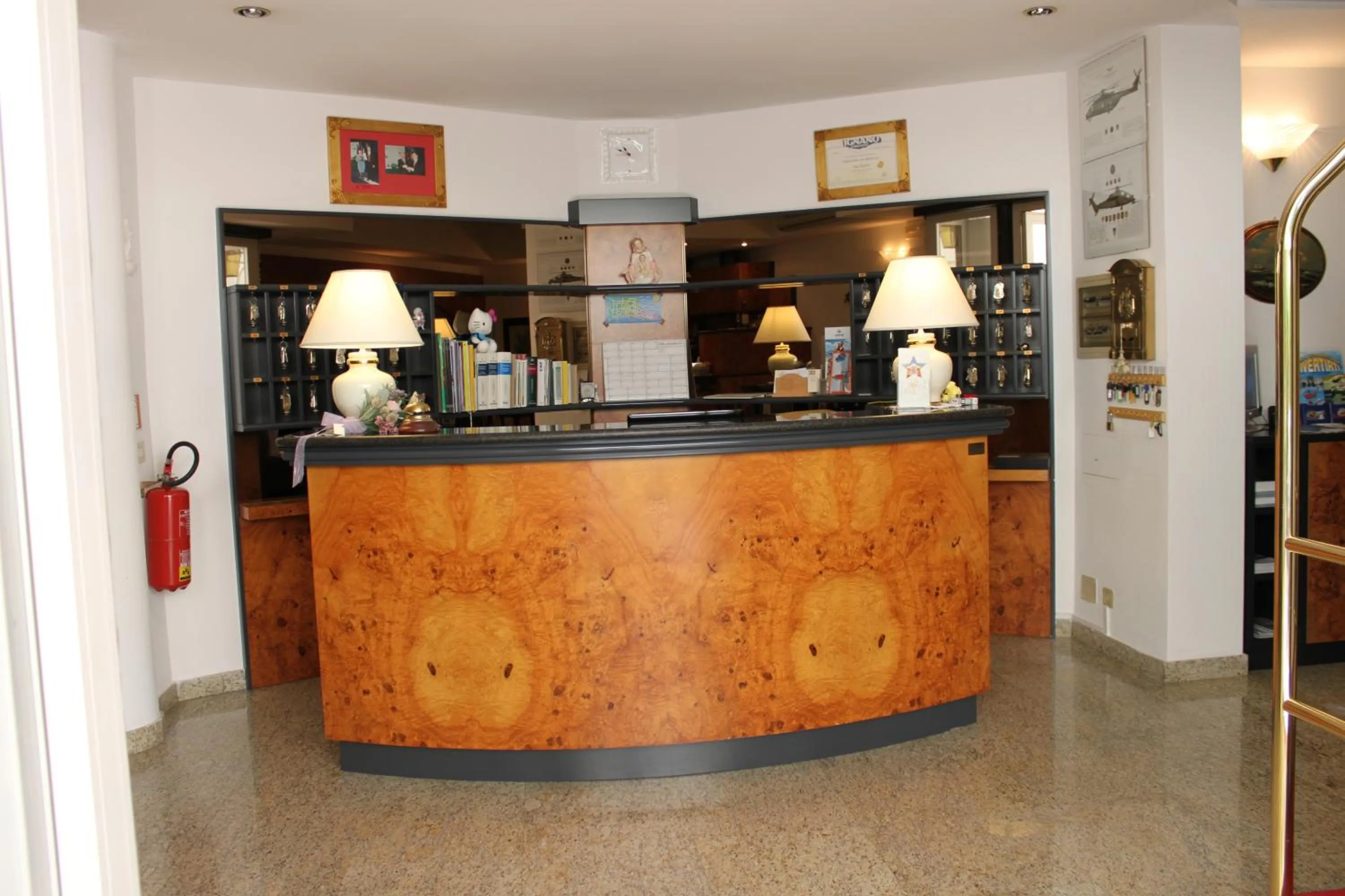Lobby or reception in Hotel Villa Luisa