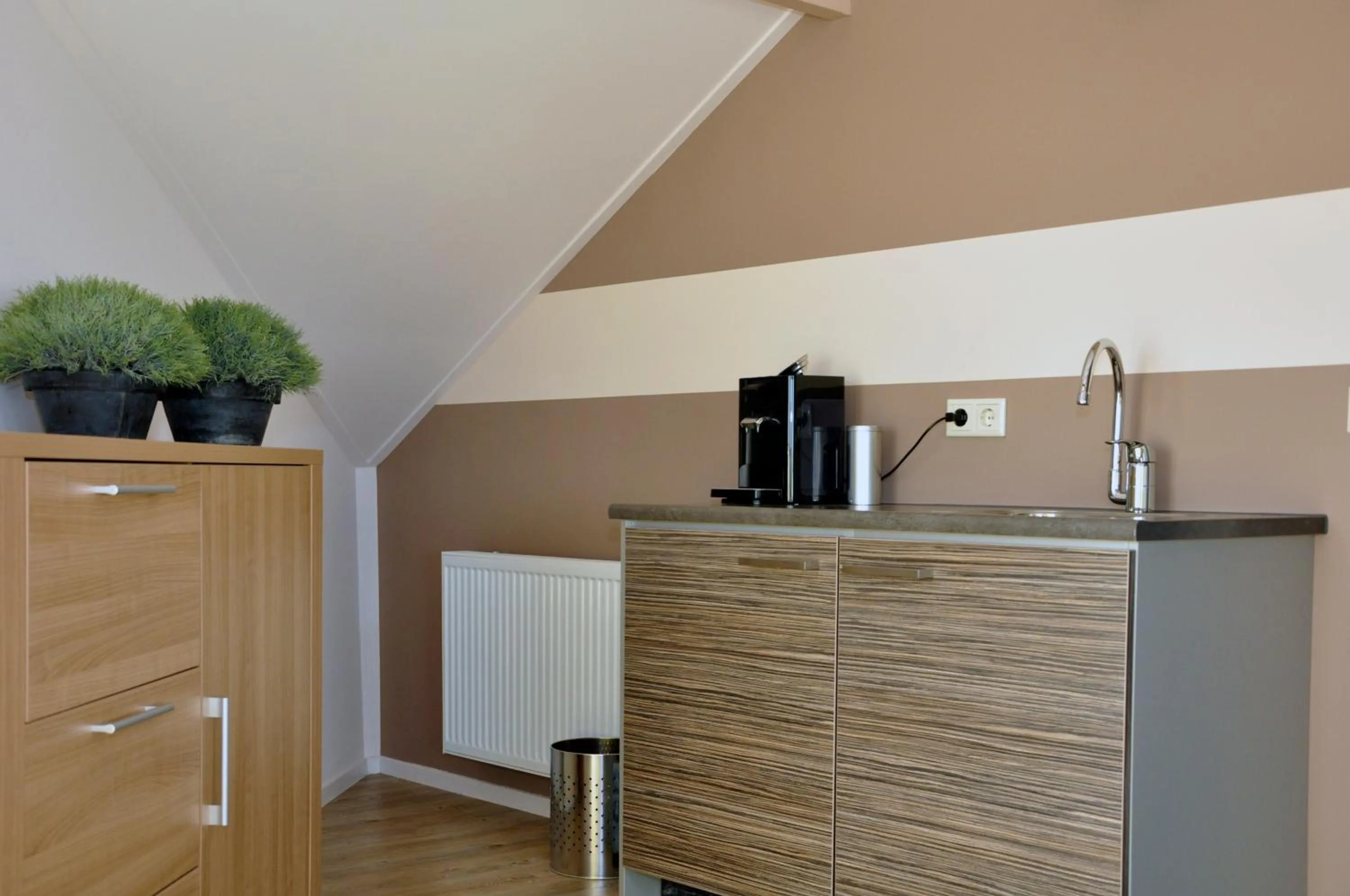 Kitchen or kitchenette in Hotel Havenzicht Texel