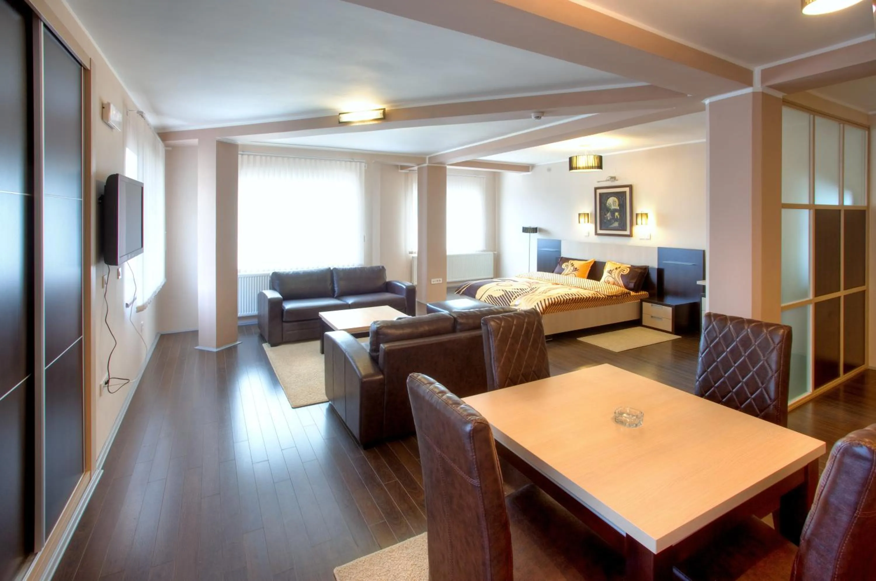 Living room, Bed in Guesthouse Vitez