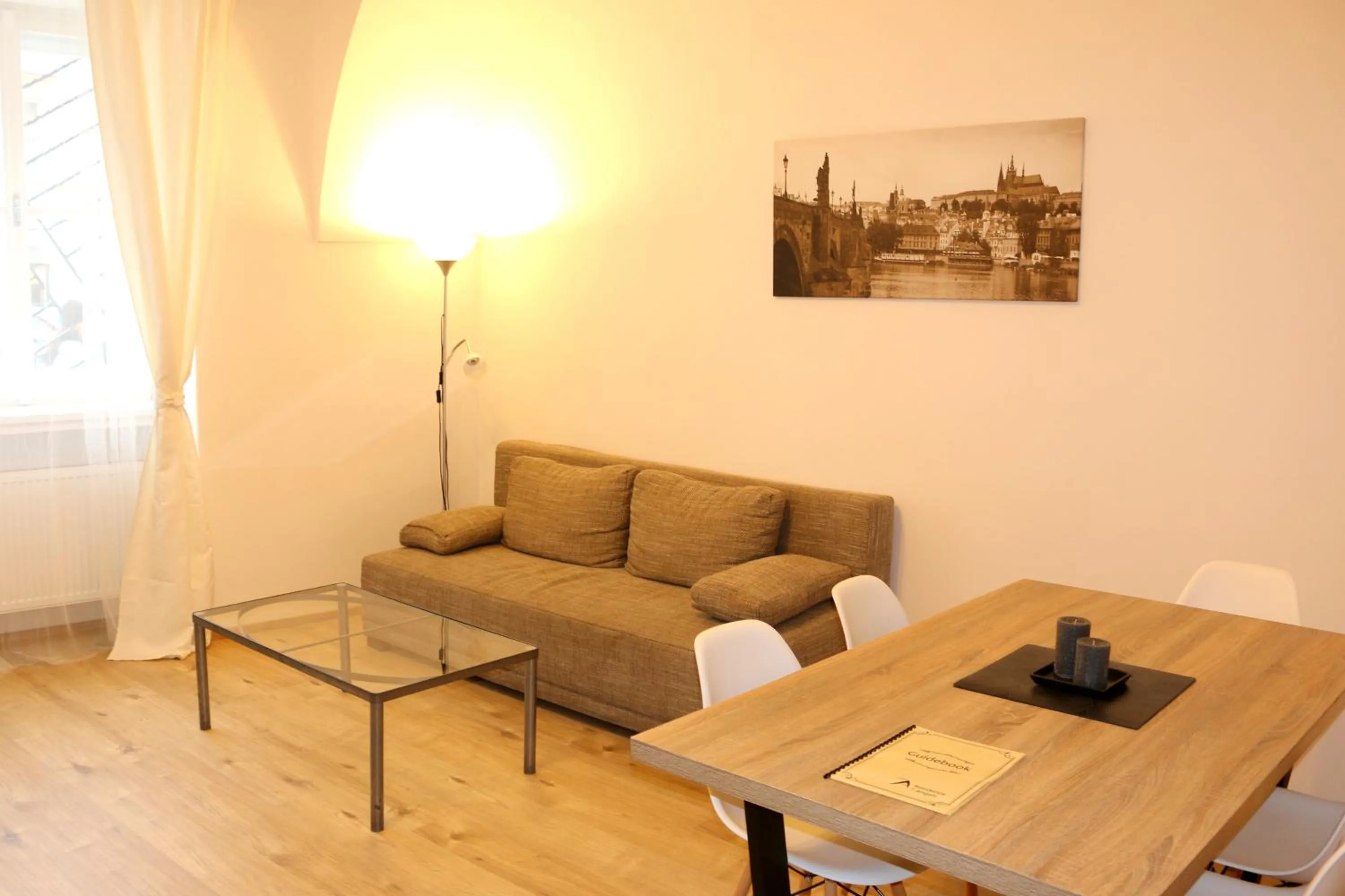 Living room in Betlem Prague Apartments
