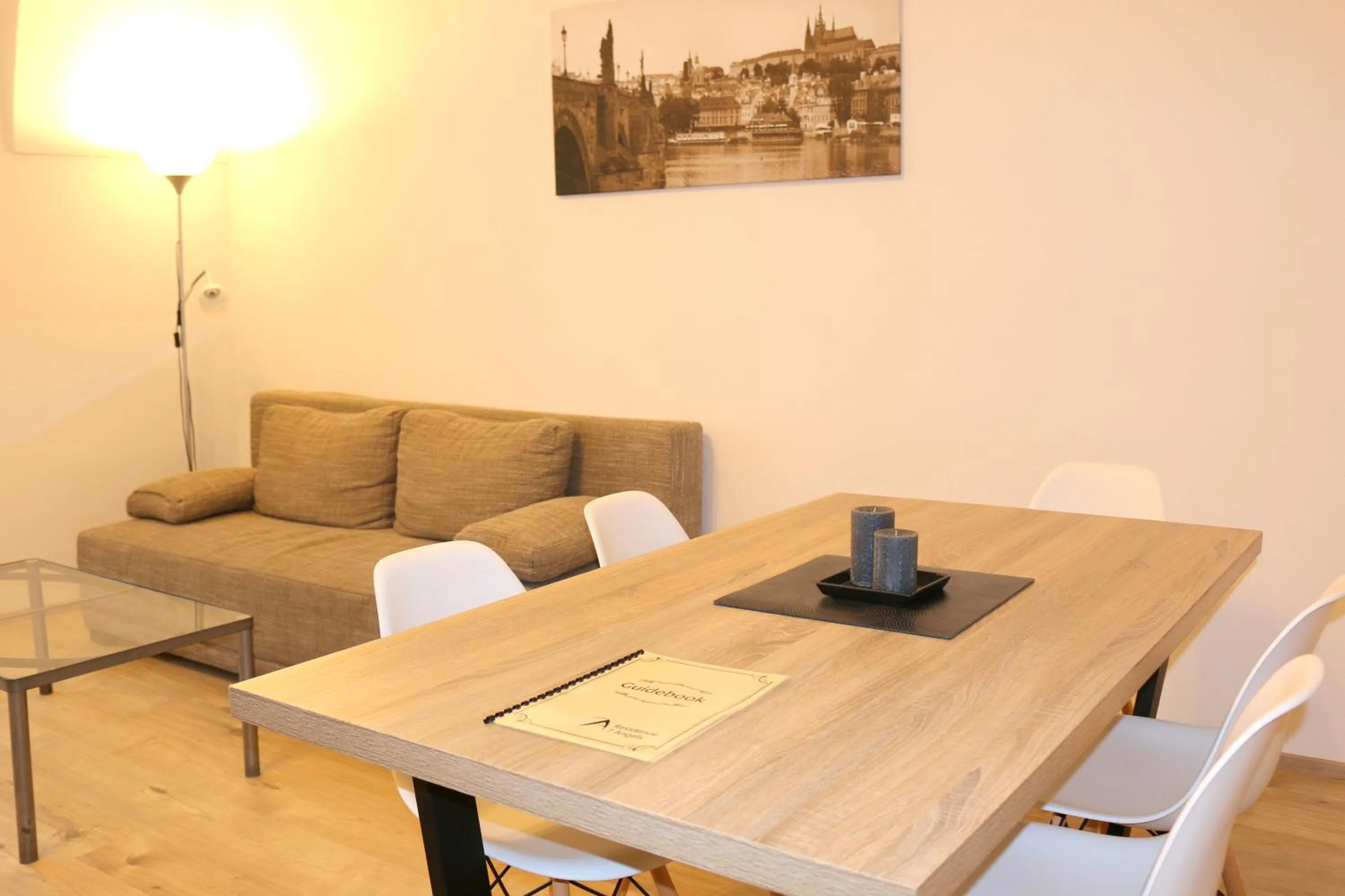 Living room in Betlem Prague Apartments