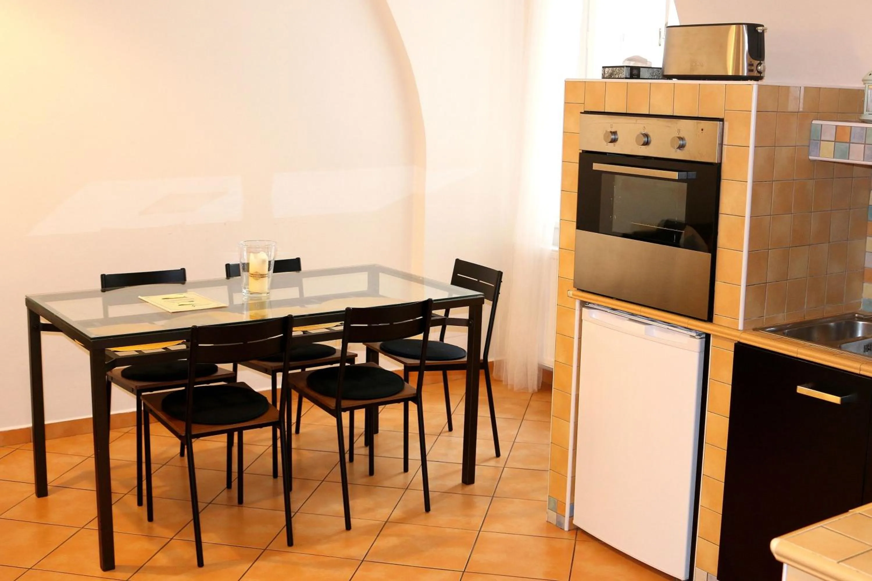 Kitchen or kitchenette in Betlem Prague Apartments