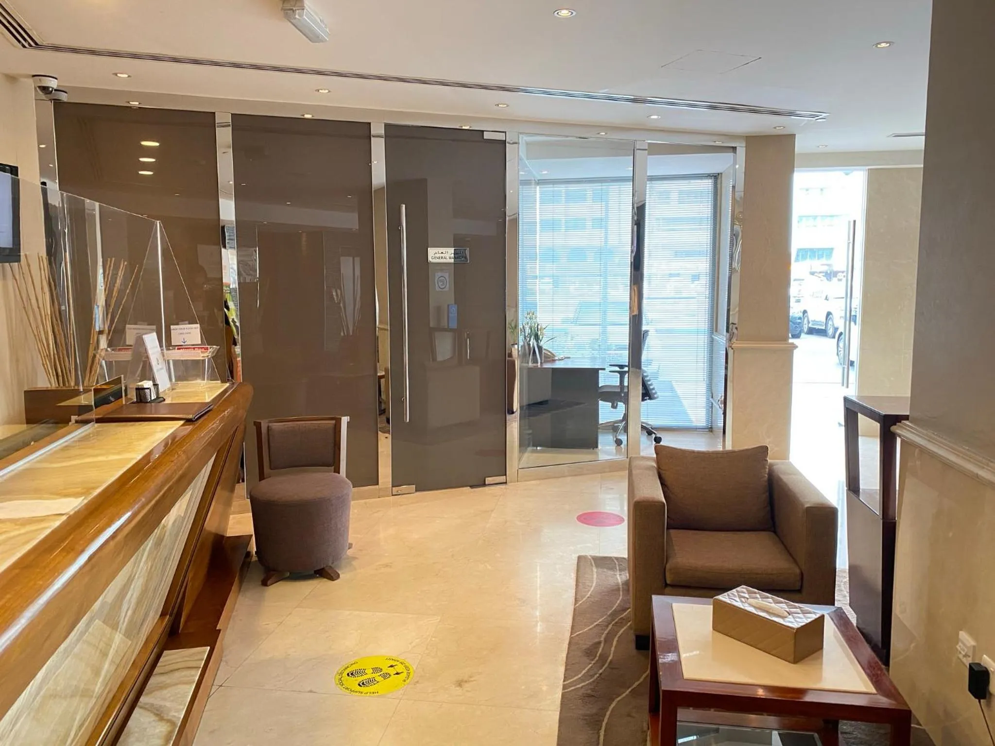 Lobby or reception in Phoenix Plaza Hotel Apartments