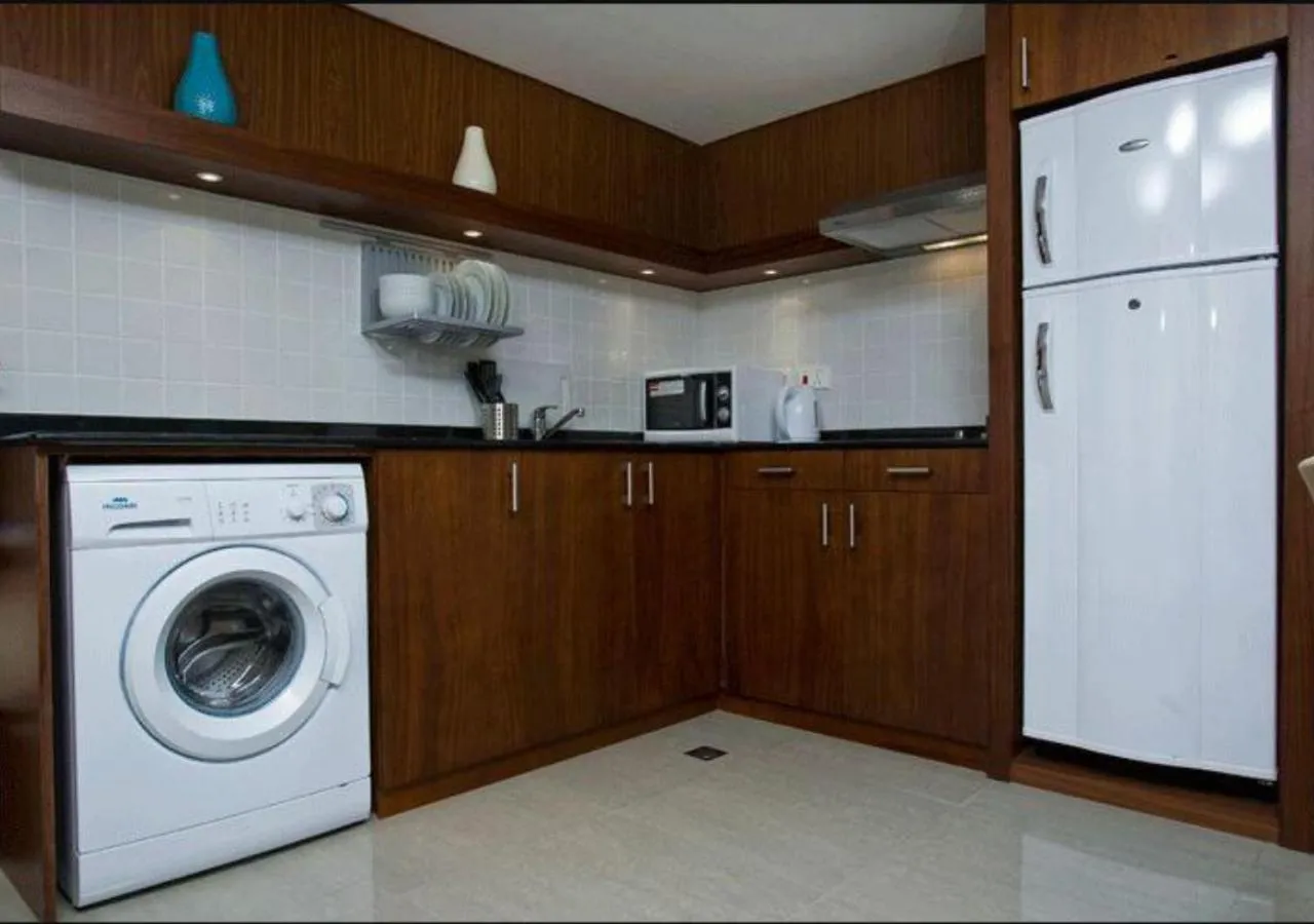 Kitchen or kitchenette in Phoenix Plaza Hotel Apartments