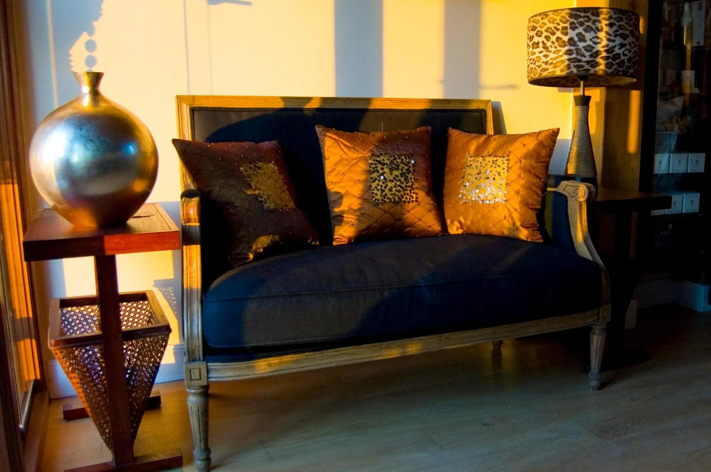 Decorative detail, Bed in Agua Viva Eco H Wellness Castro Urdiales