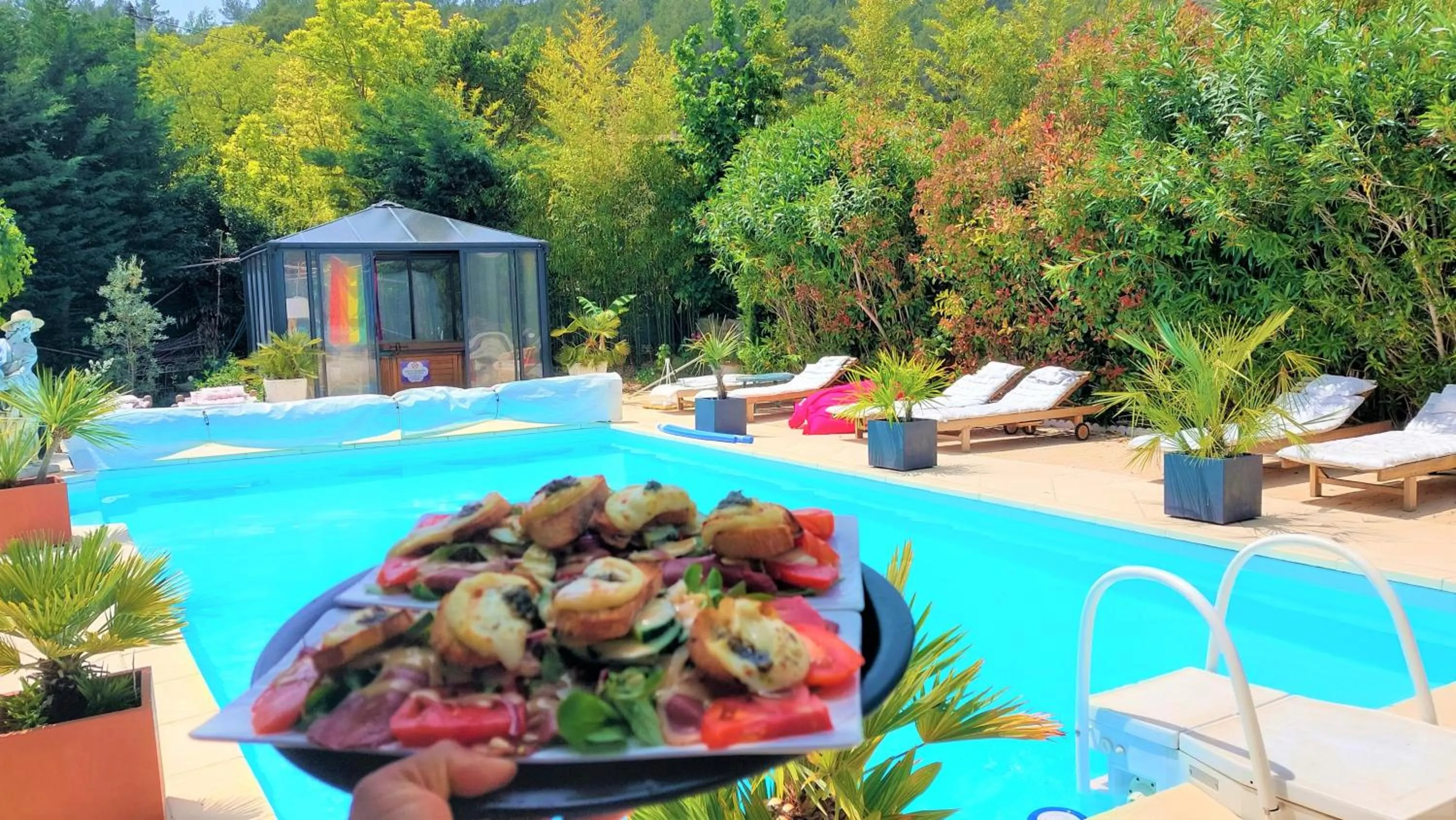 Lunch in La Bergerie Du Moulin