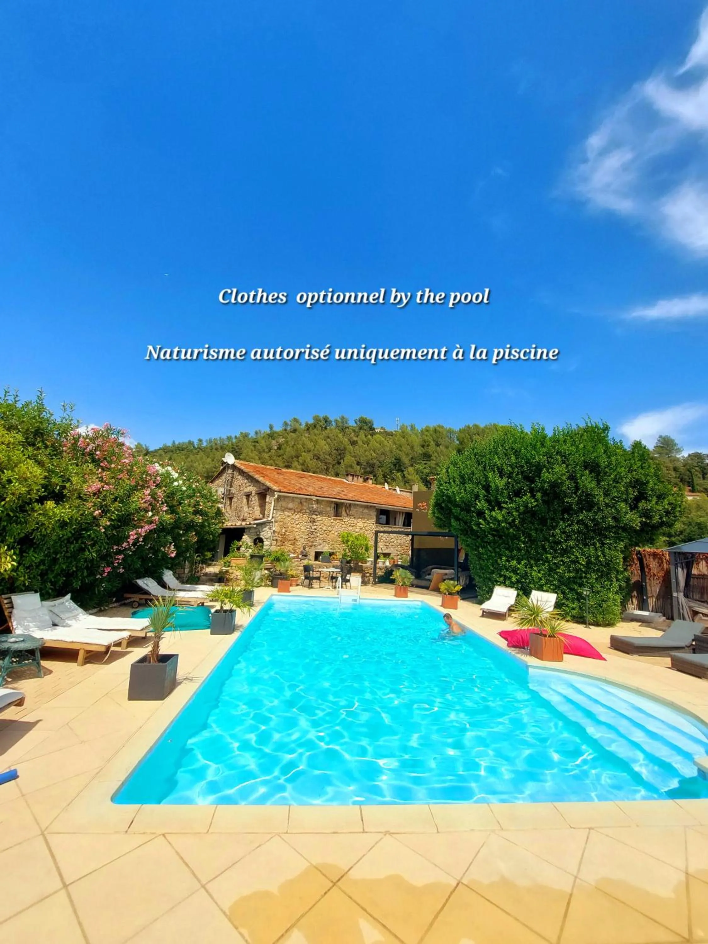 Swimming pool in La Bergerie Du Moulin