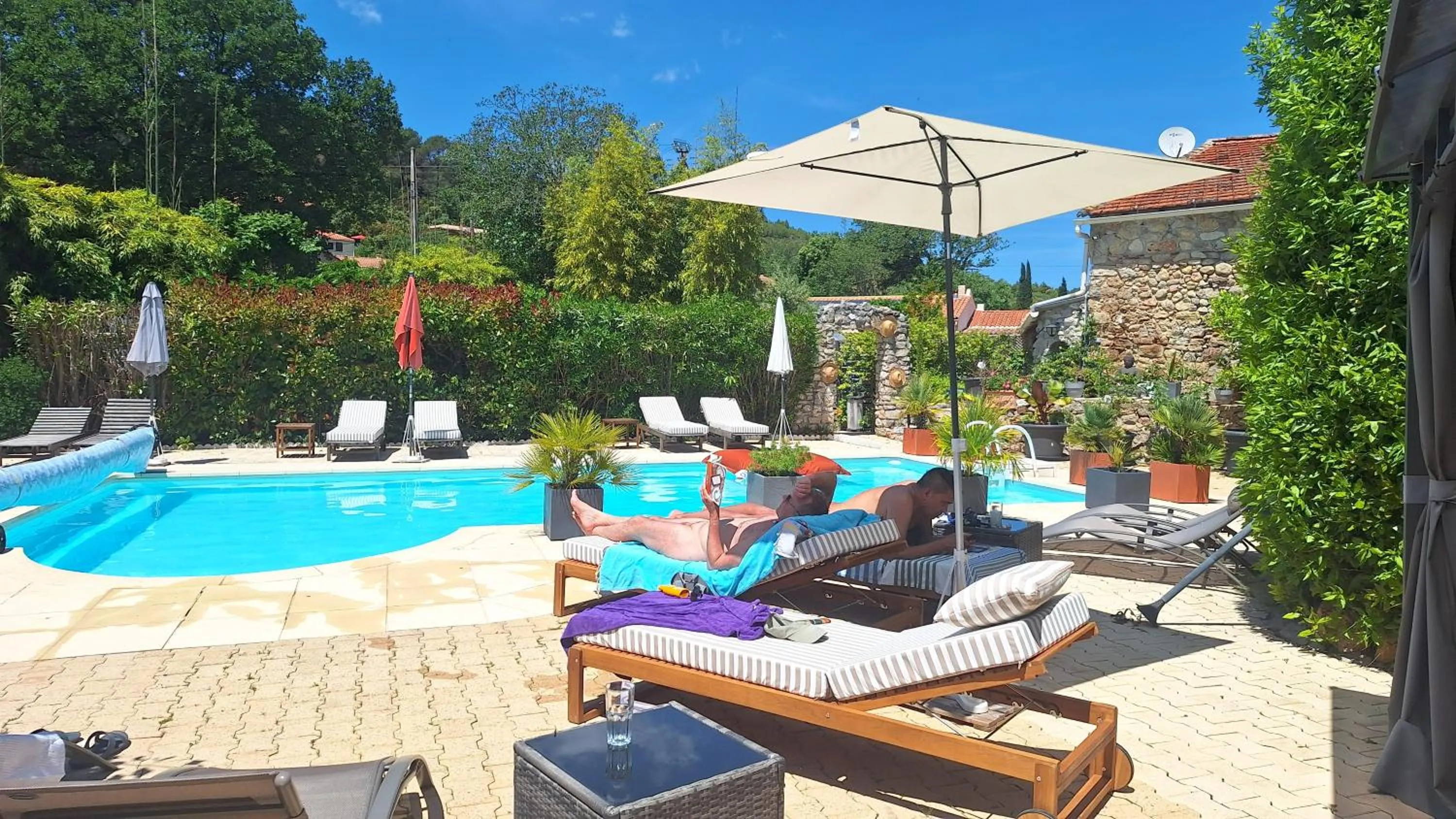 Garden in La Bergerie Du Moulin