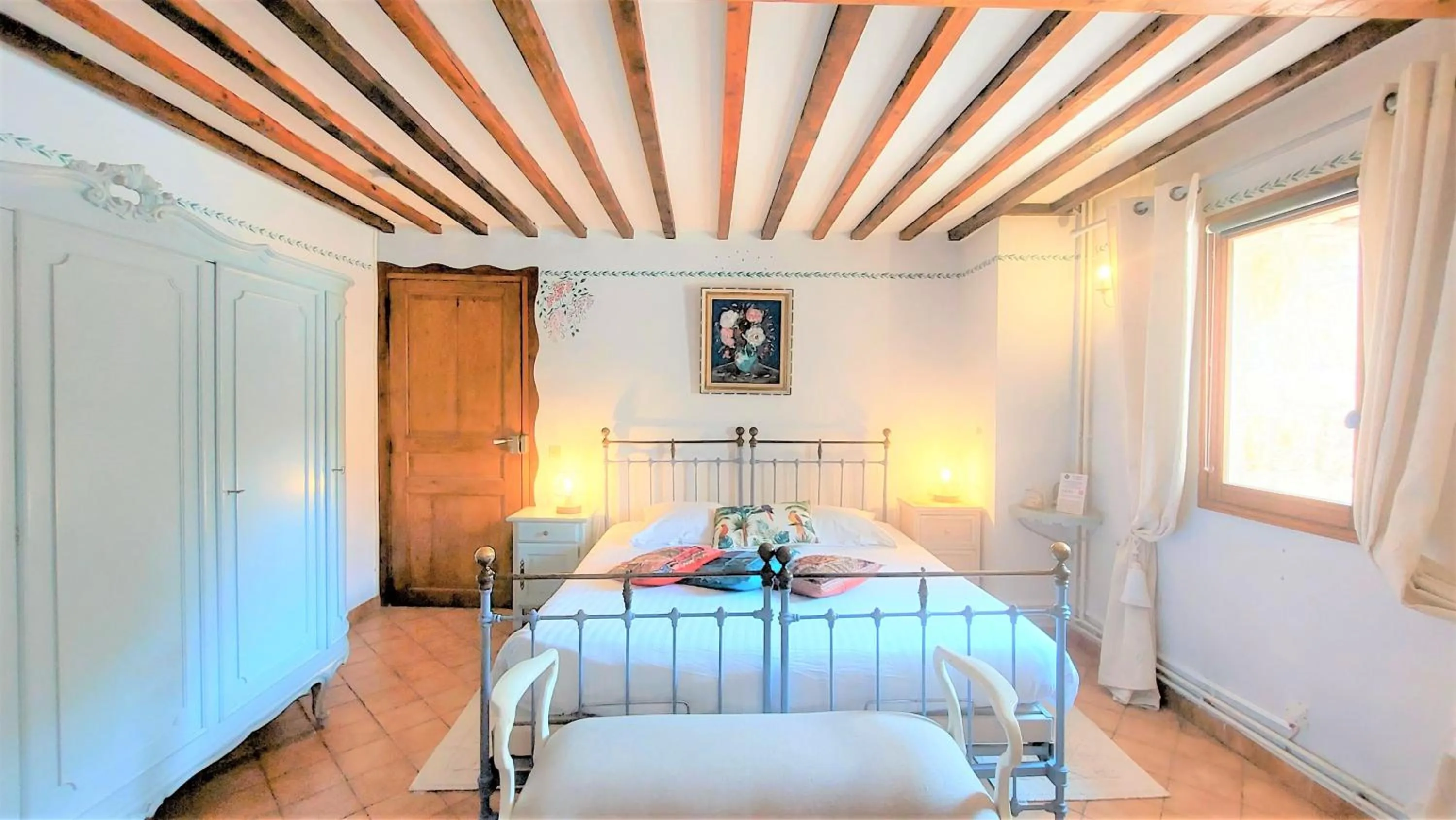 Bed in La Bergerie Du Moulin