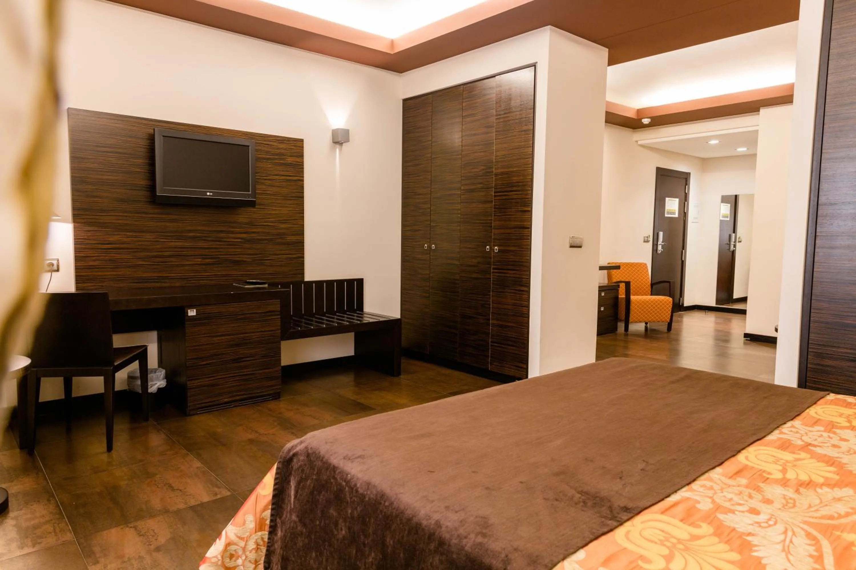 TV and multimedia, Bed in Hospedium Hotel Los Periquitos