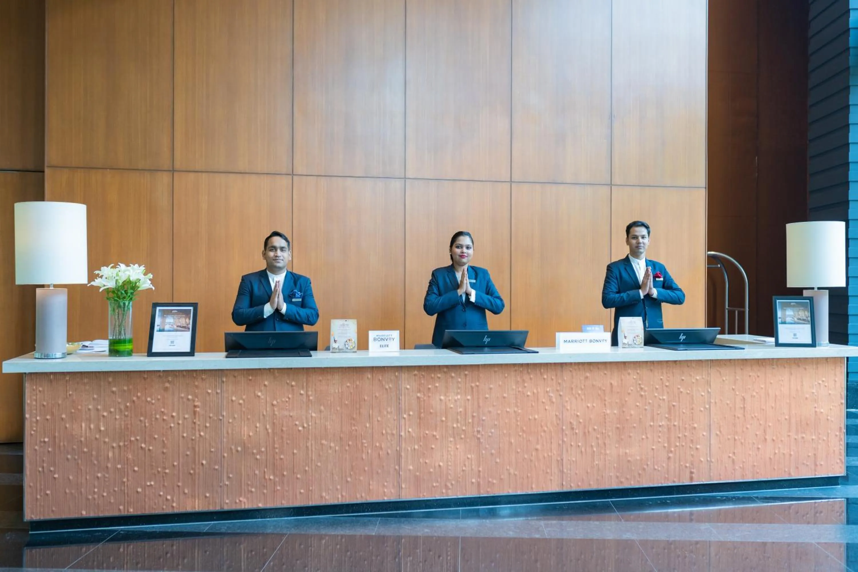 Lobby or reception in Courtyard by Marriott Hyderabad