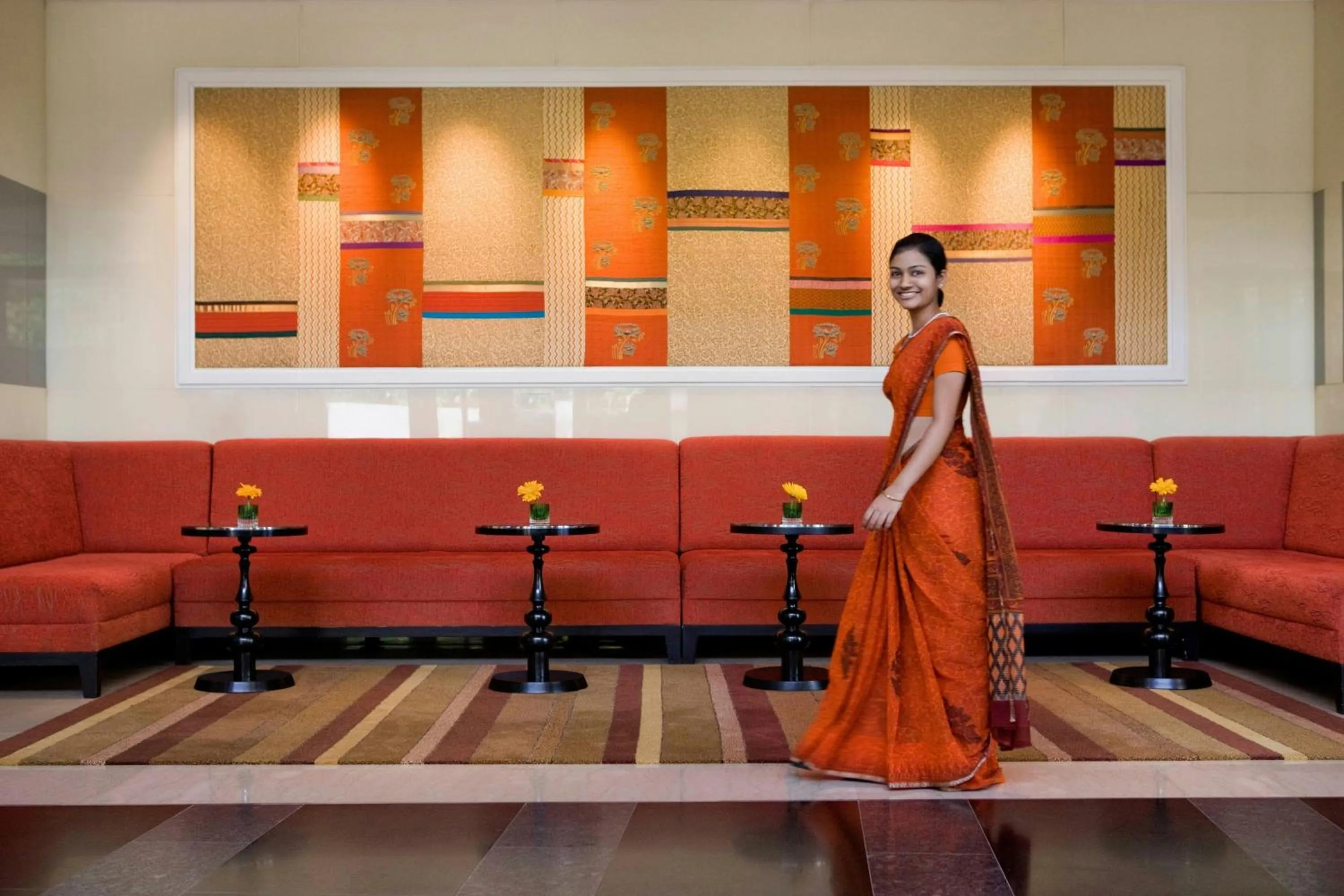 Lobby or reception in Courtyard by Marriott Hyderabad