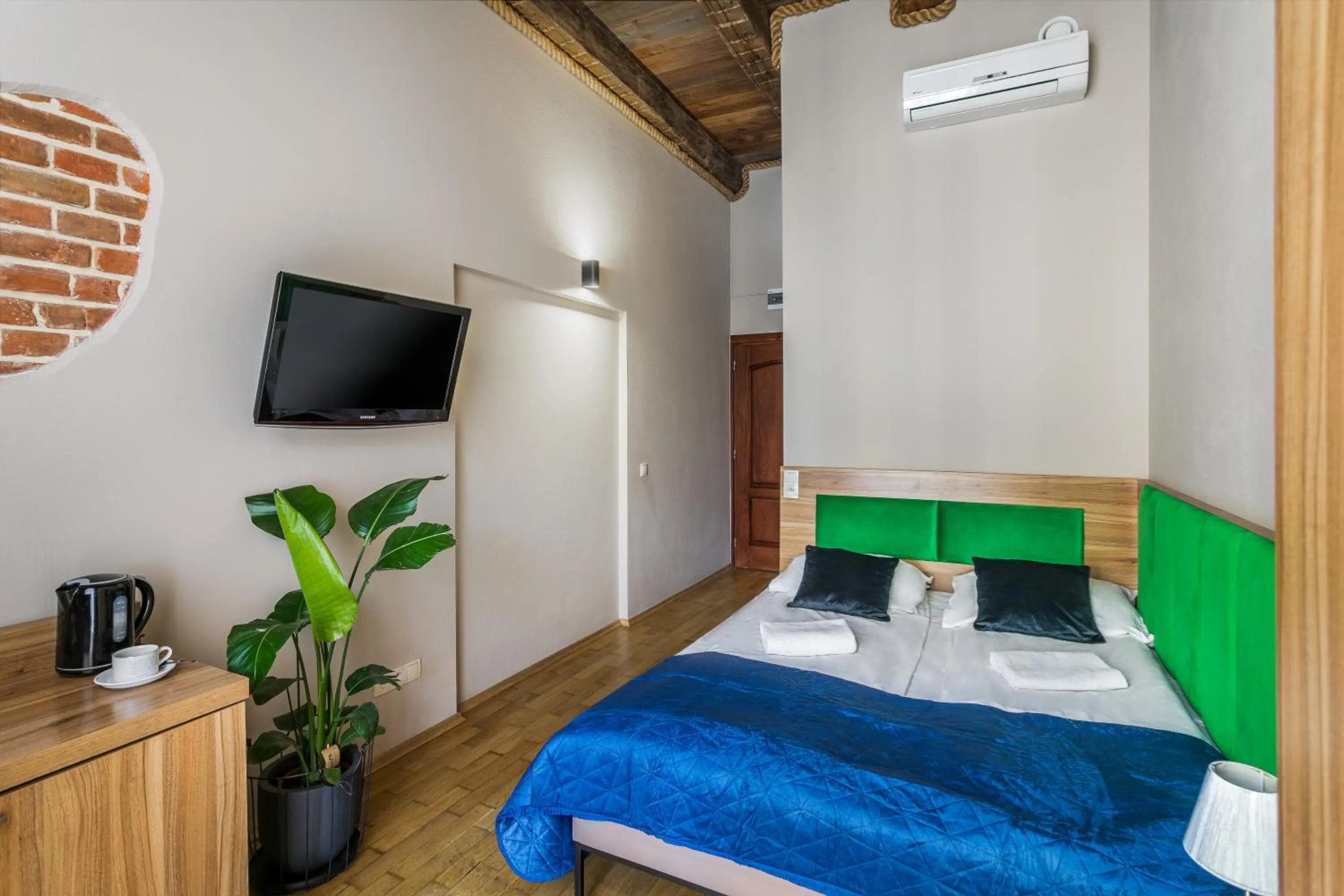 Bed in Aparthotel Pergamin