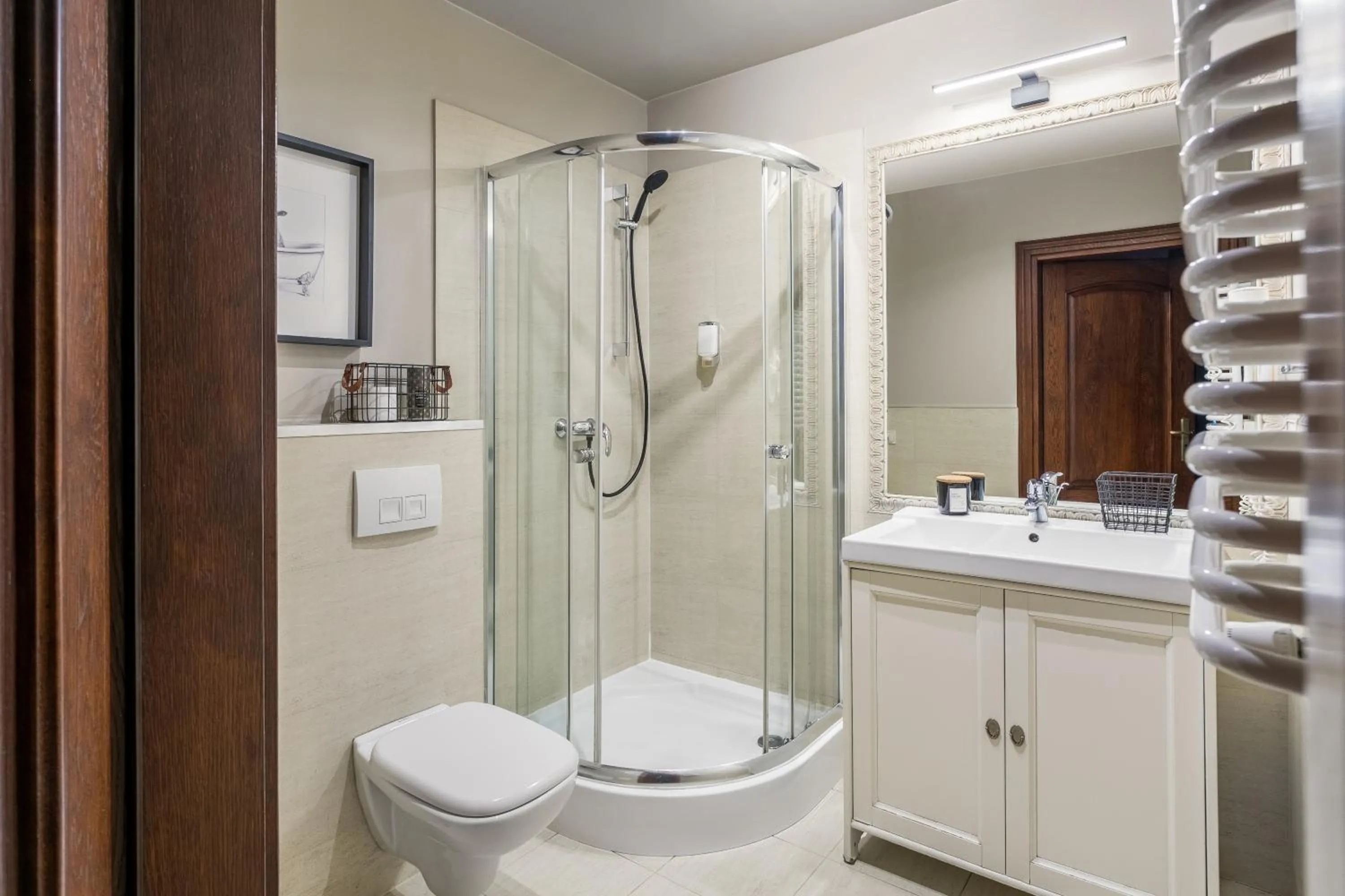 Shower in Aparthotel Pergamin