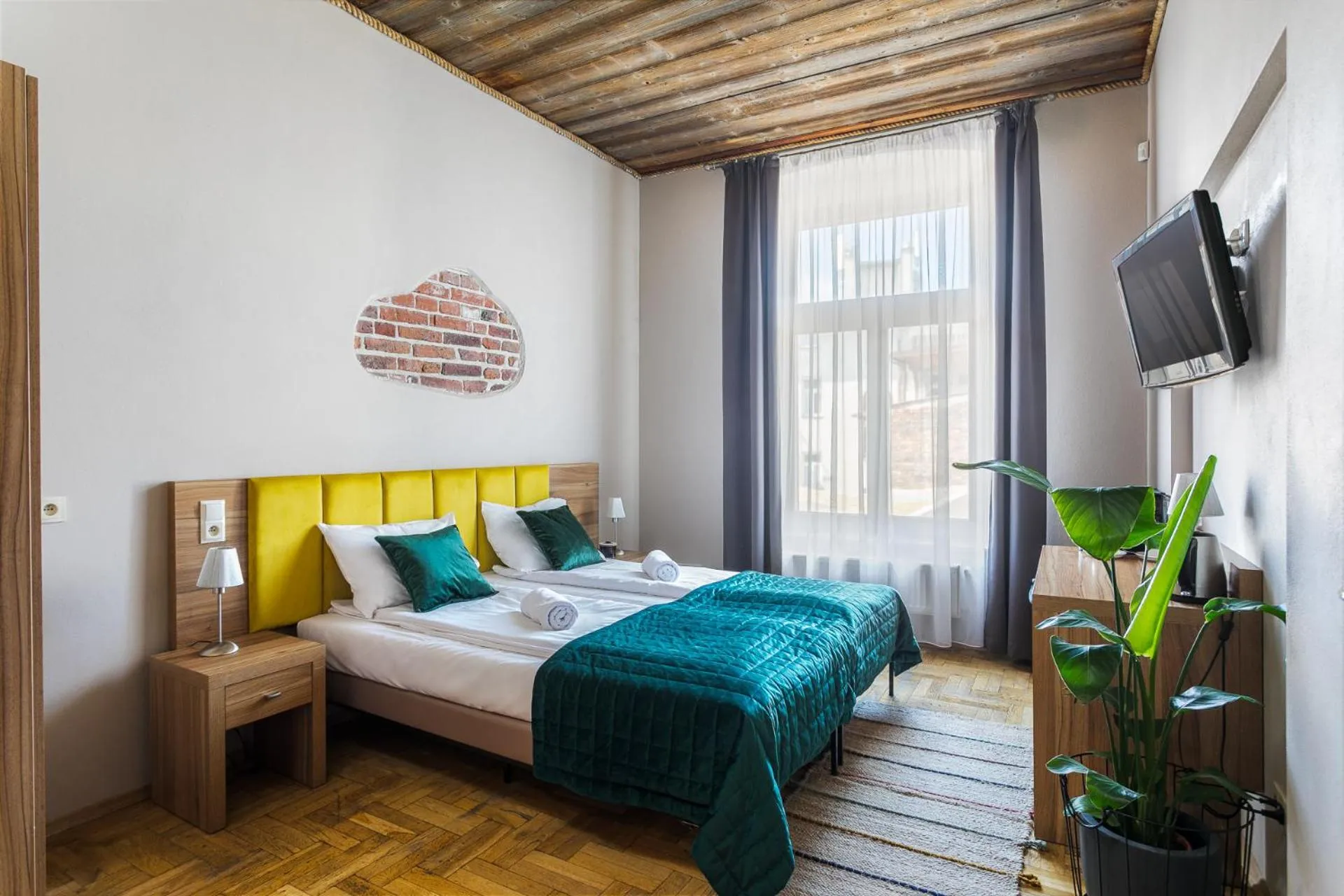 Bed in Aparthotel Pergamin