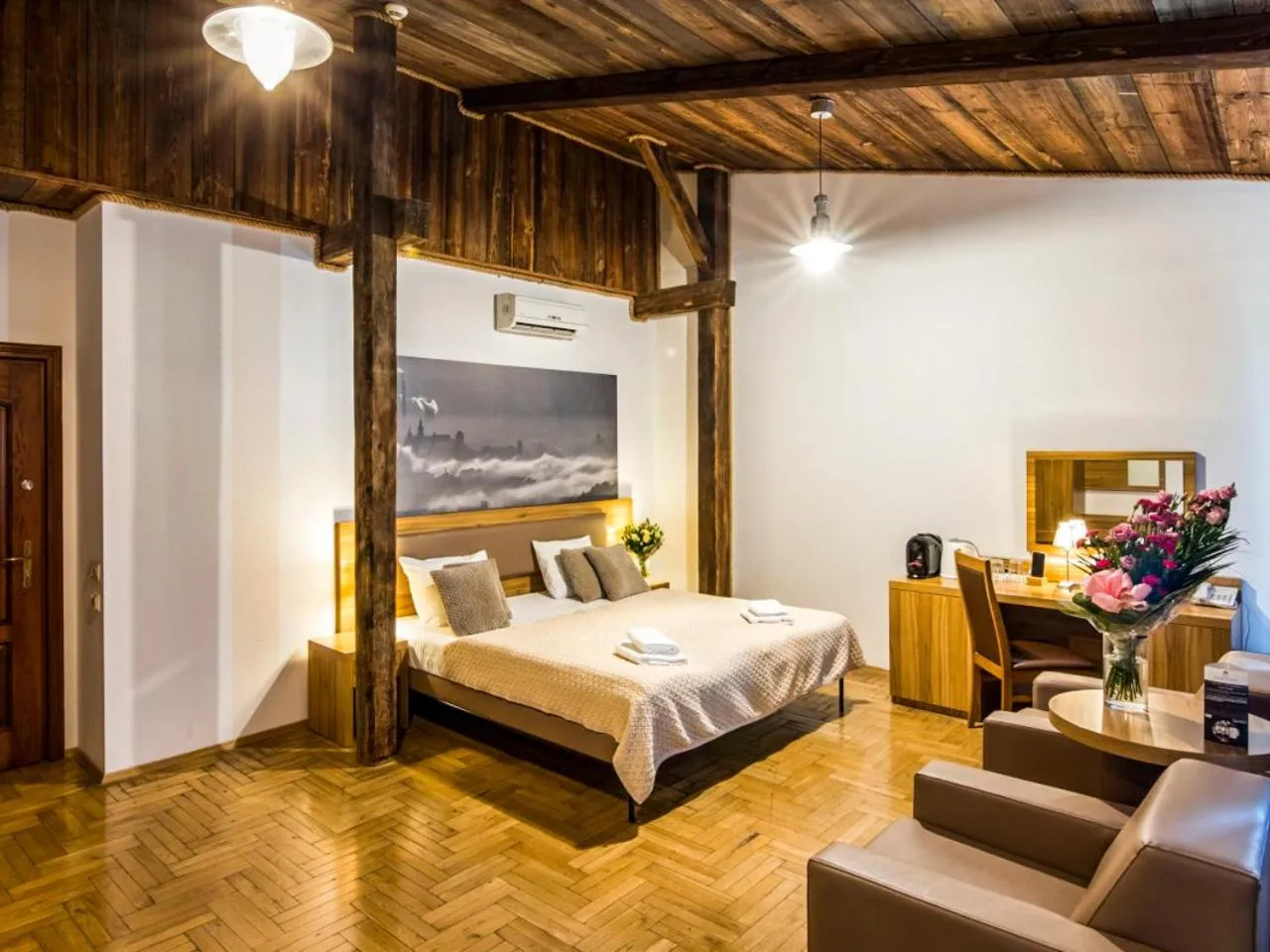 Bed in Aparthotel Pergamin