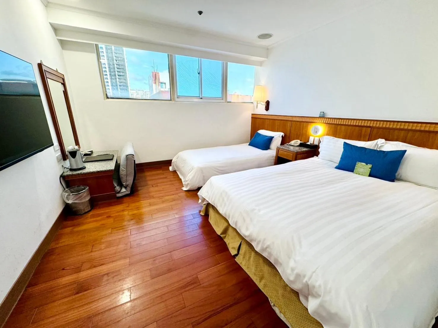 Bed in Hub Hotel Kaohsiung Cisian Branch