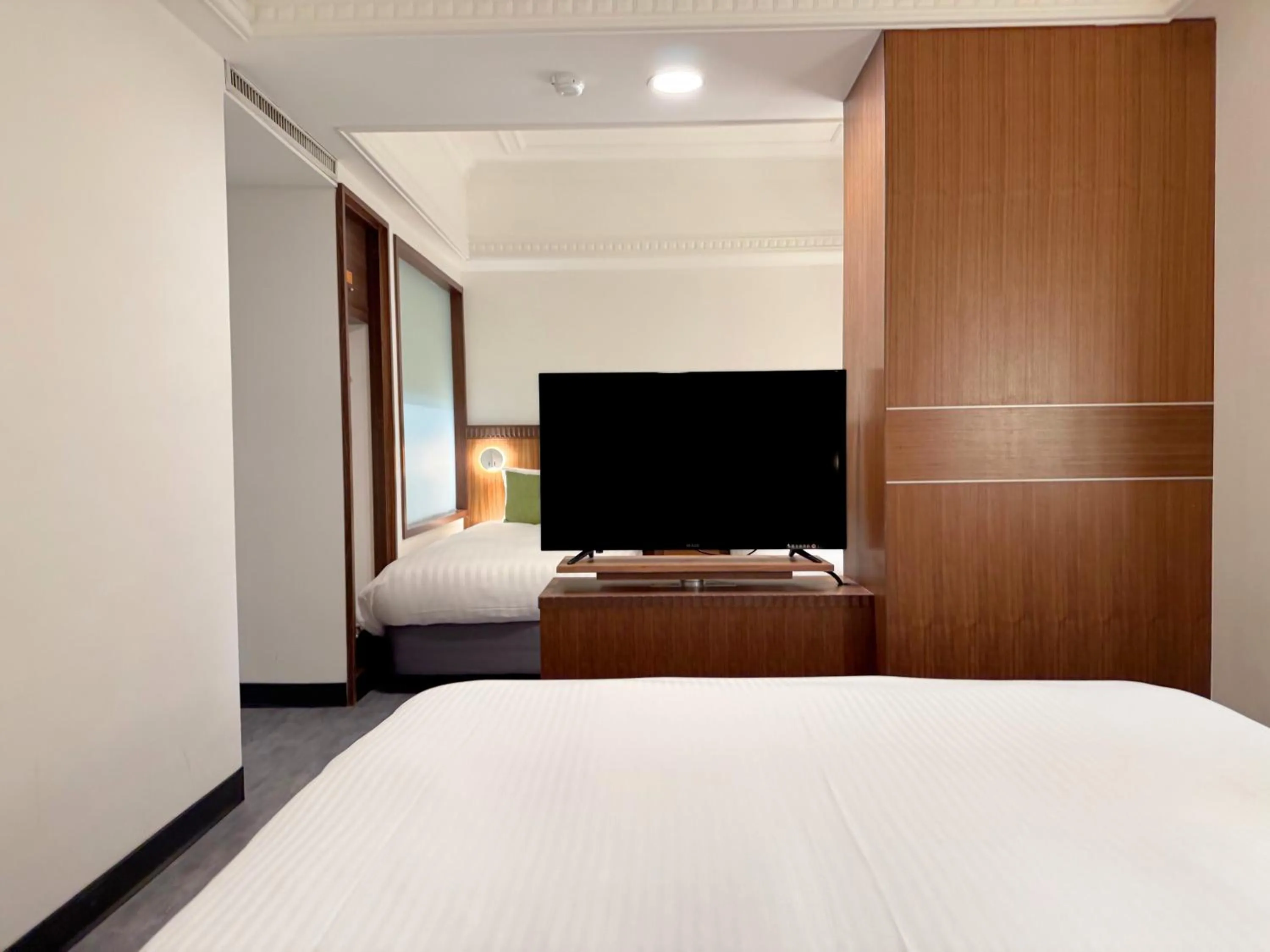 Bedroom, Bed in Hub Hotel Kaohsiung Cisian Branch