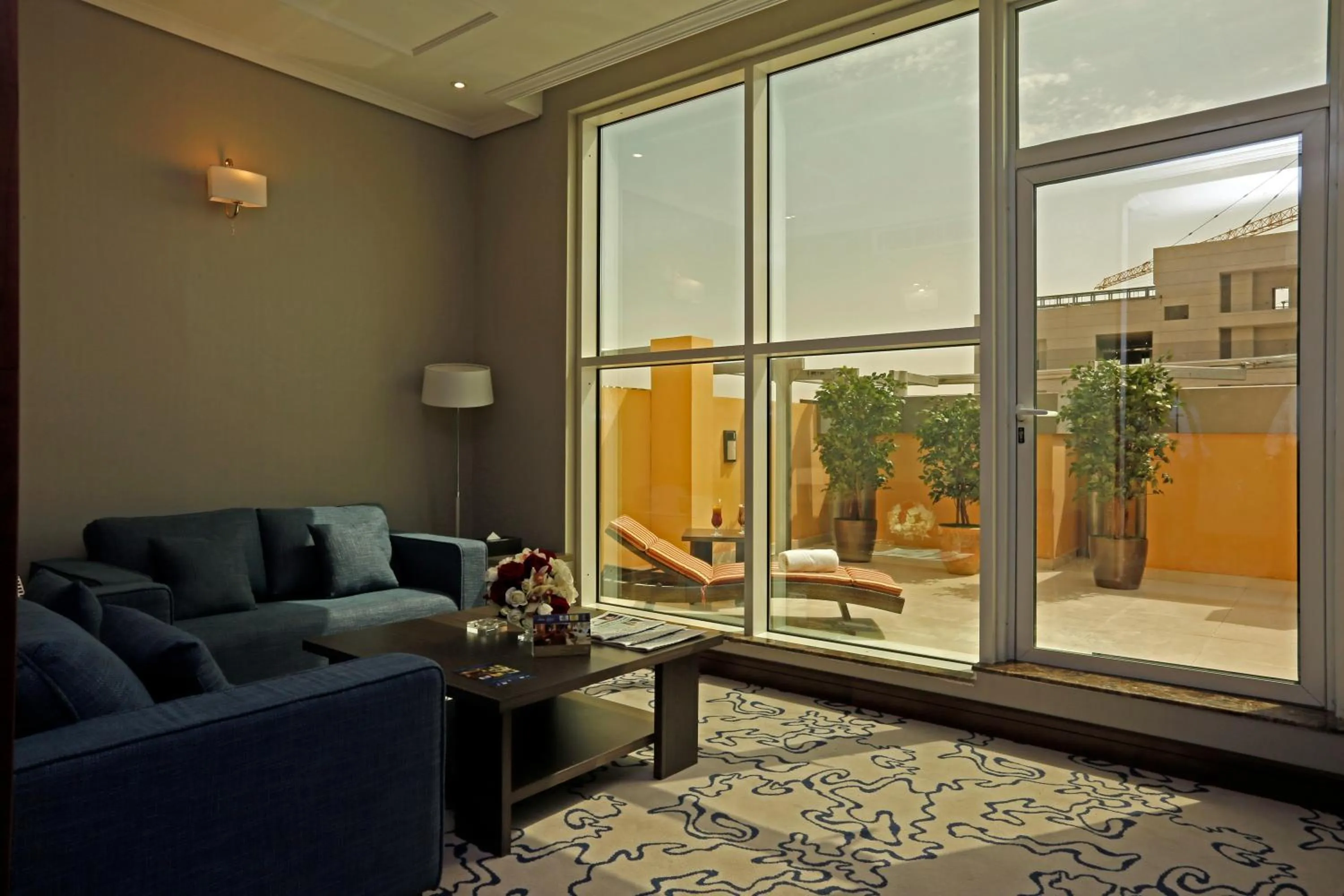 Patio in Swiss Flora Inn Hotel Riyadh