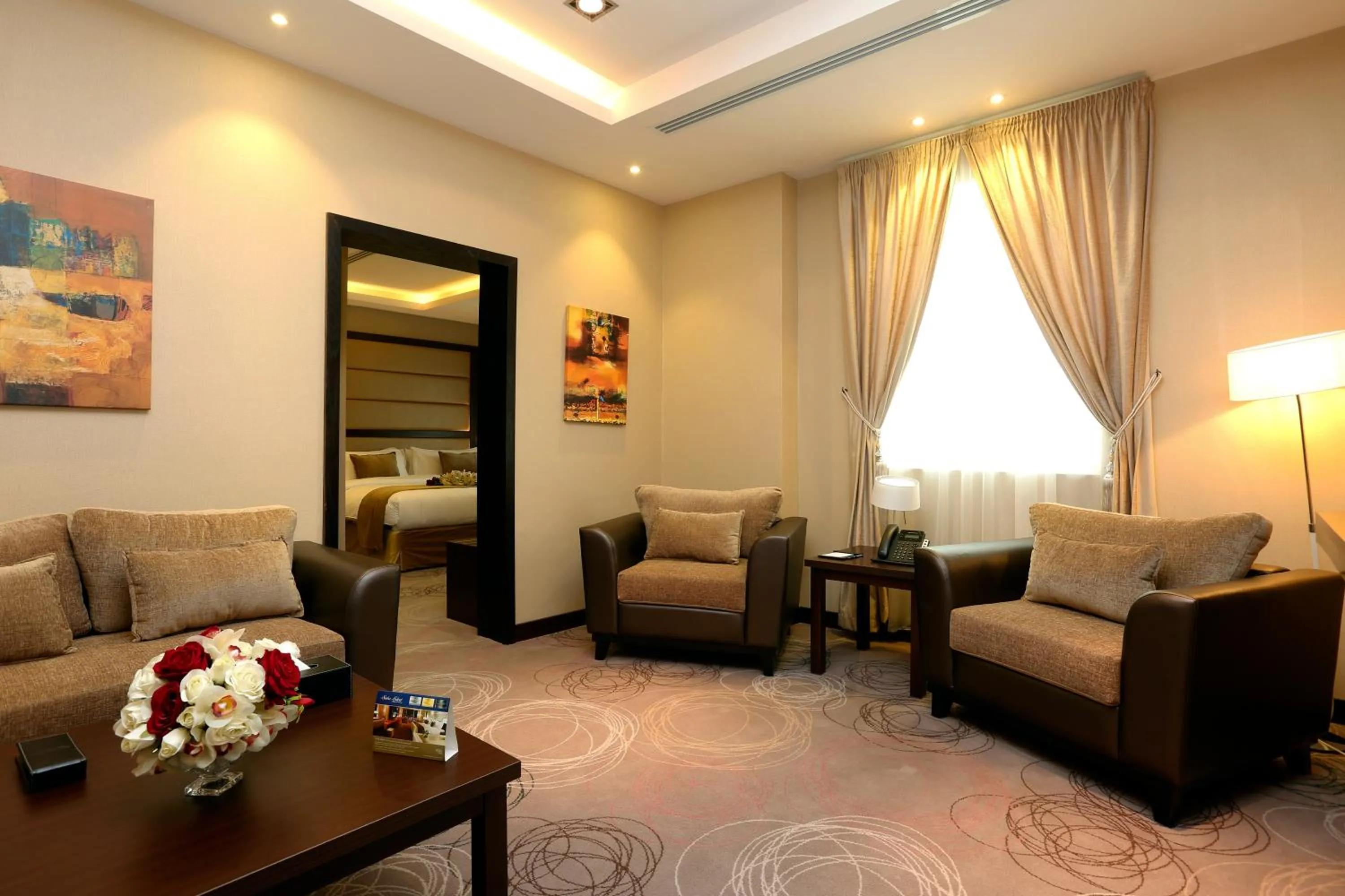 Living room in Swiss Flora Inn Hotel Riyadh