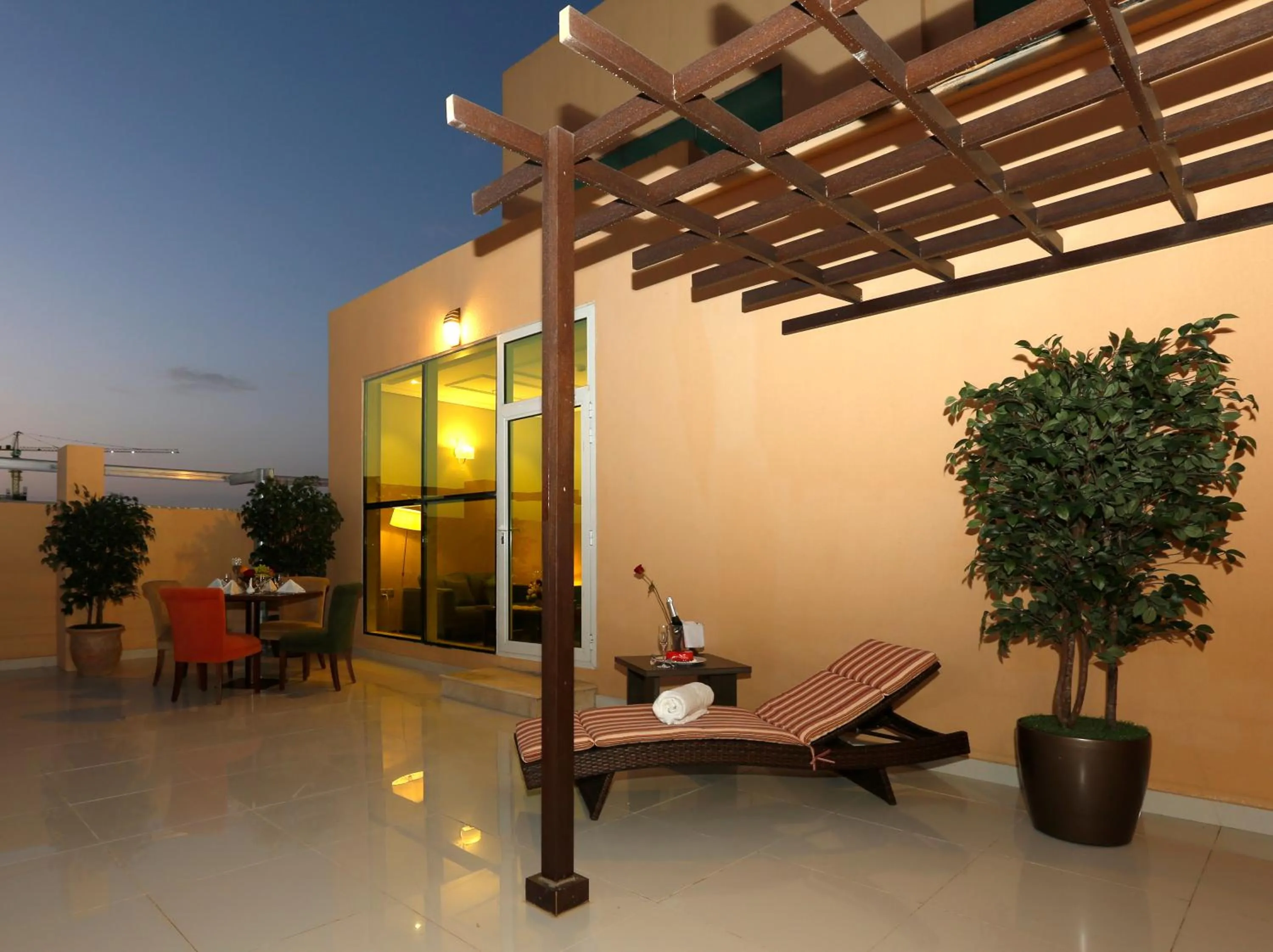 Balcony/Terrace in Swiss Flora Inn Hotel Riyadh