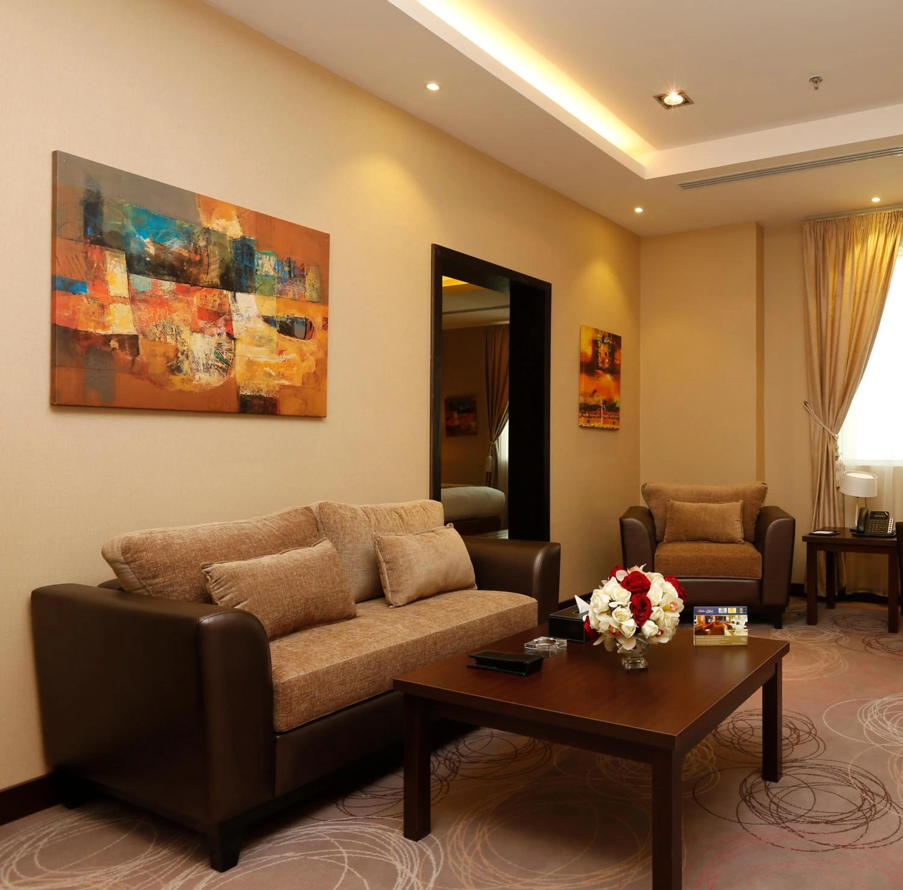 Seating area in Swiss Flora Inn Hotel Riyadh