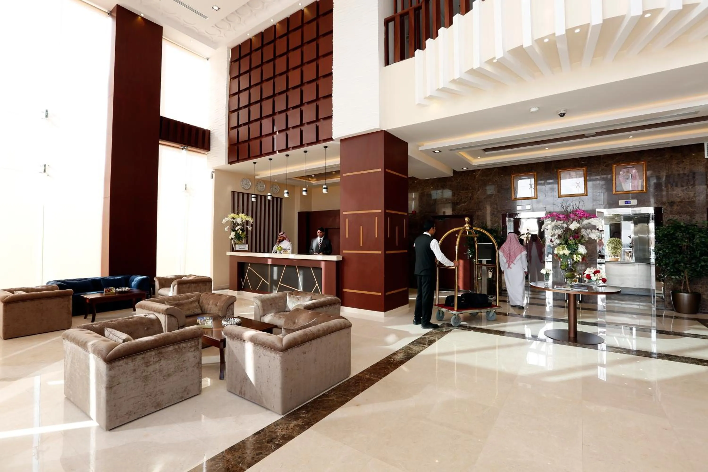 Lobby or reception in Swiss Flora Inn Hotel Riyadh