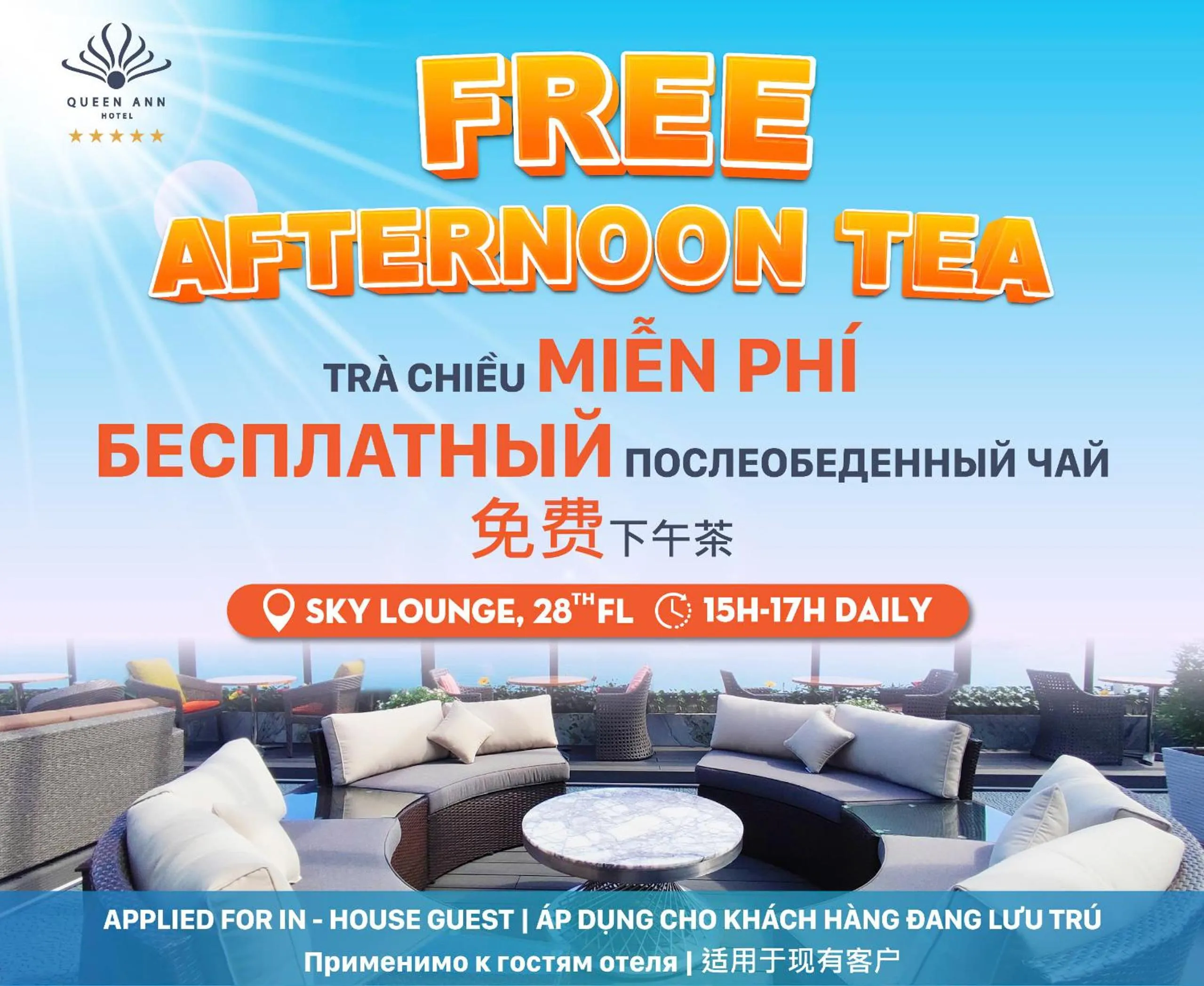 Restaurant/places to eat in Queen Ann Nha Trang Hotel