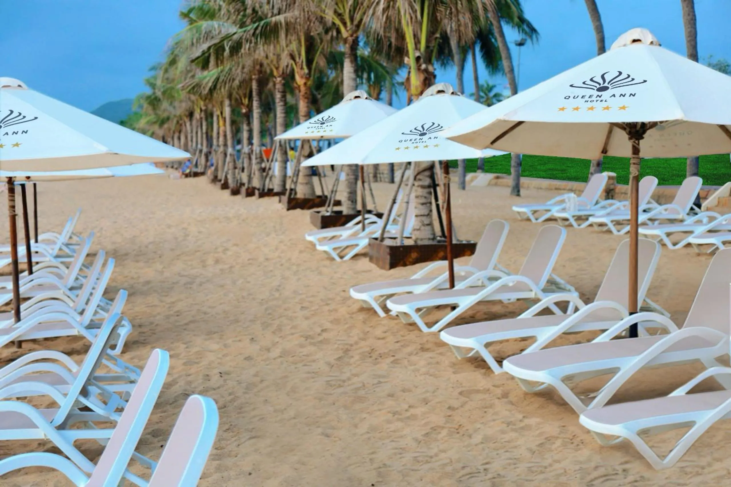 Beach in Queen Ann Nha Trang Hotel