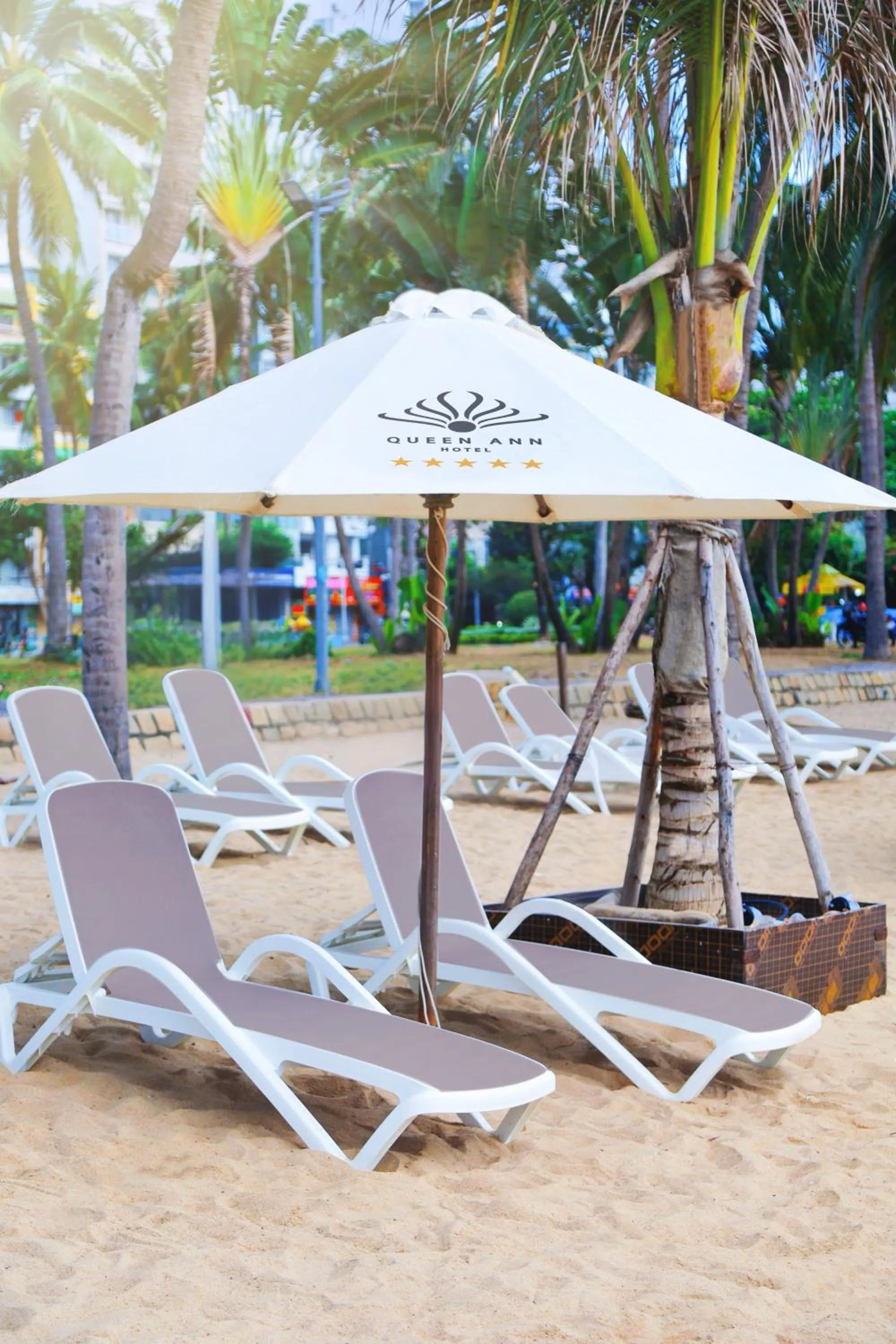 Beach in Queen Ann Nha Trang Hotel