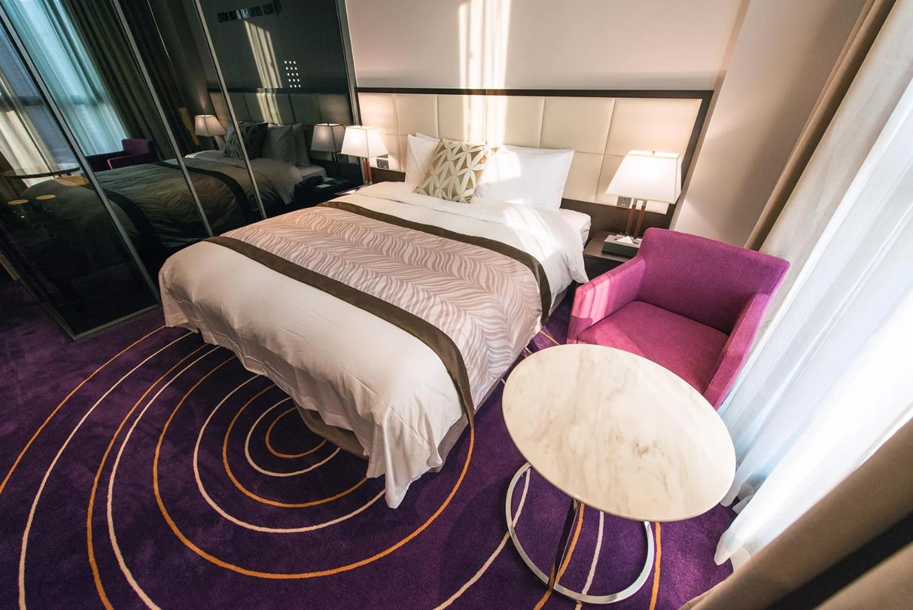 Bed in Best Louis Hamilton Hotel Changwon