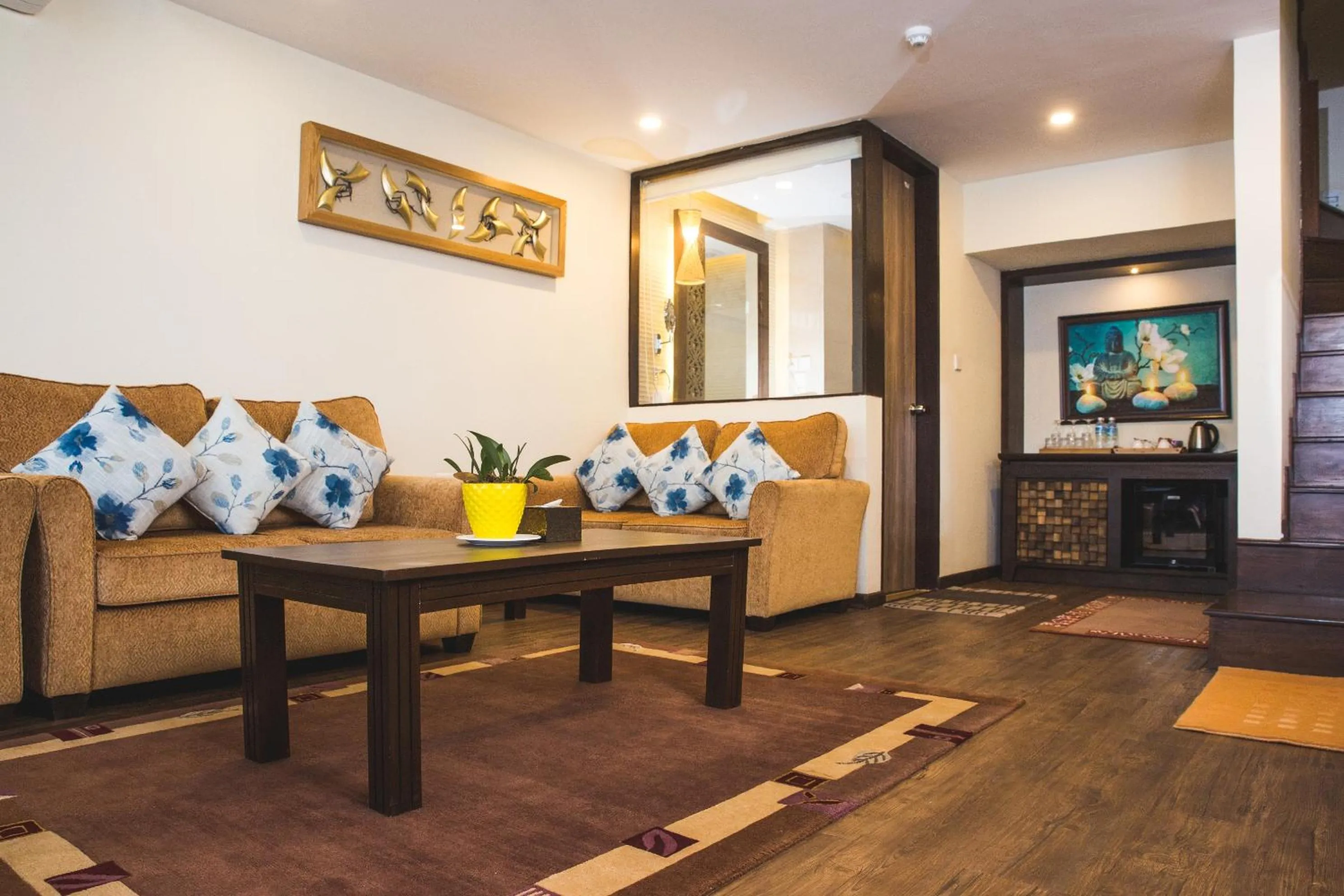 Living room in Hotel Mystic Mountain