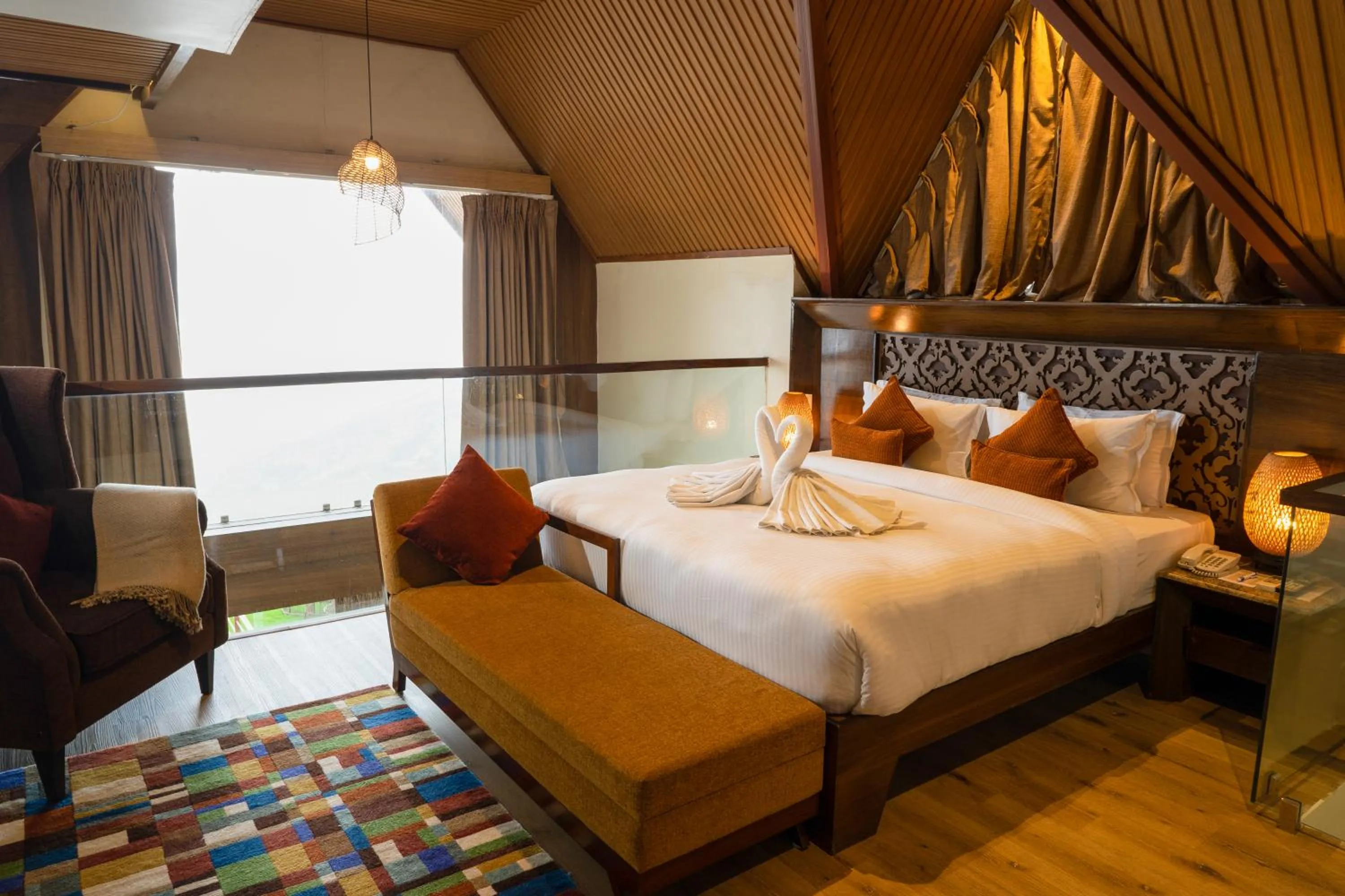 Bed in Hotel Mystic Mountain