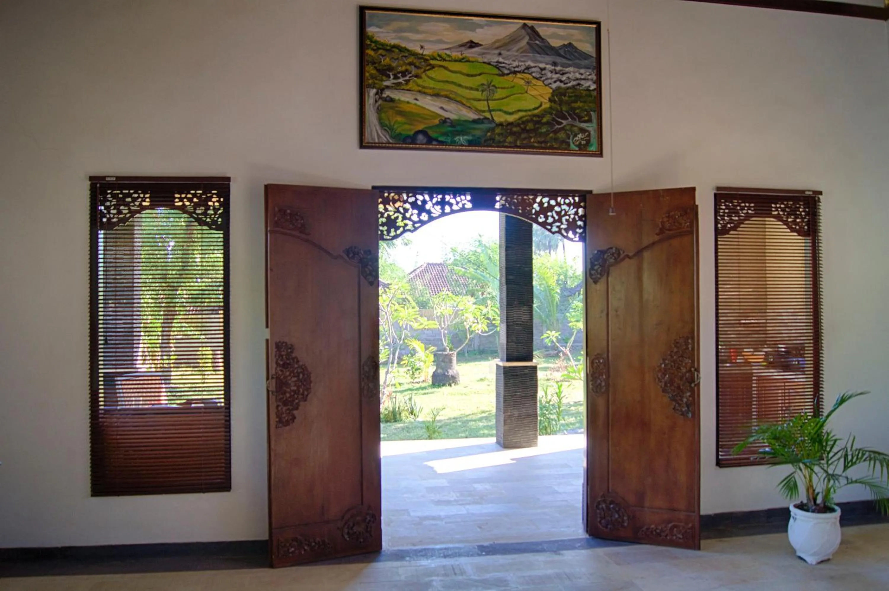 Decorative detail in TEGAL SARI, Pemuteran- North Bali